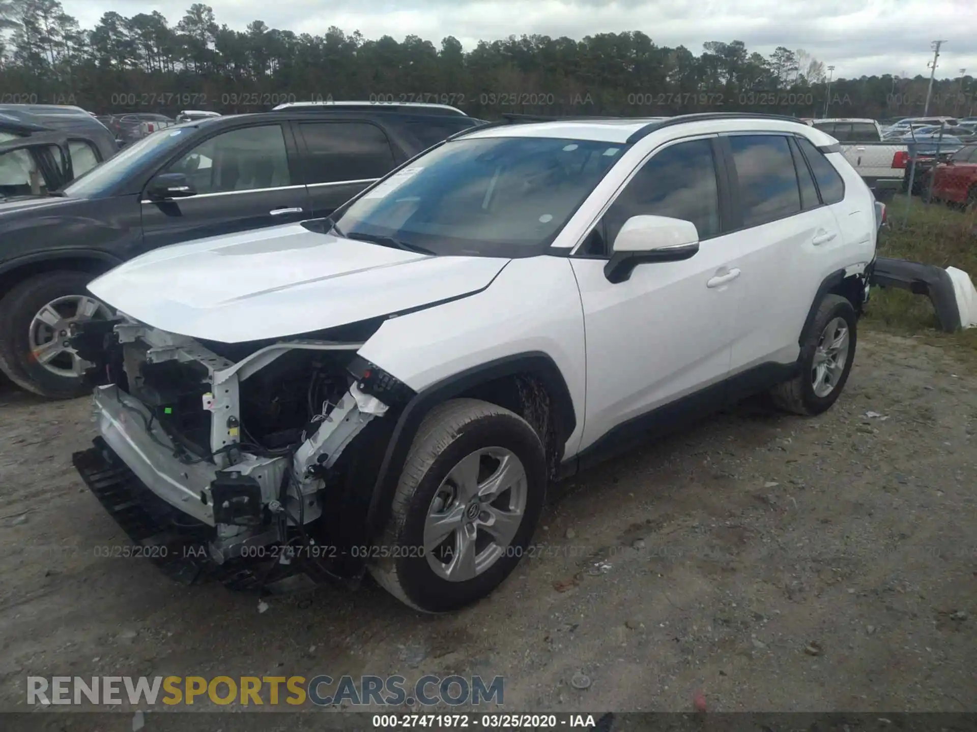 2 Photograph of a damaged car 2T3W1RFV3KC004607 TOYOTA RAV4 2019