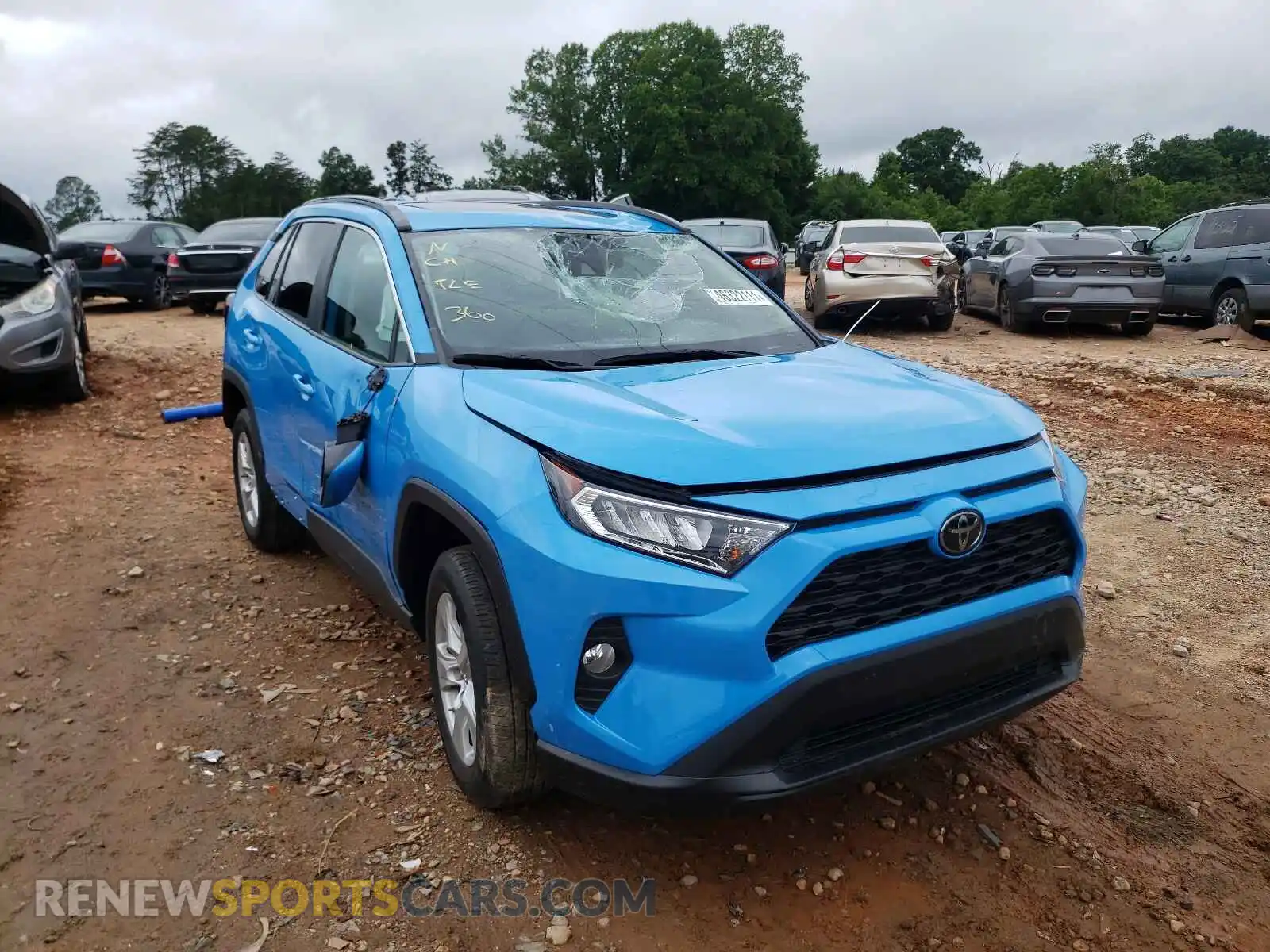1 Photograph of a damaged car 2T3W1RFV3KC012089 TOYOTA RAV4 2019