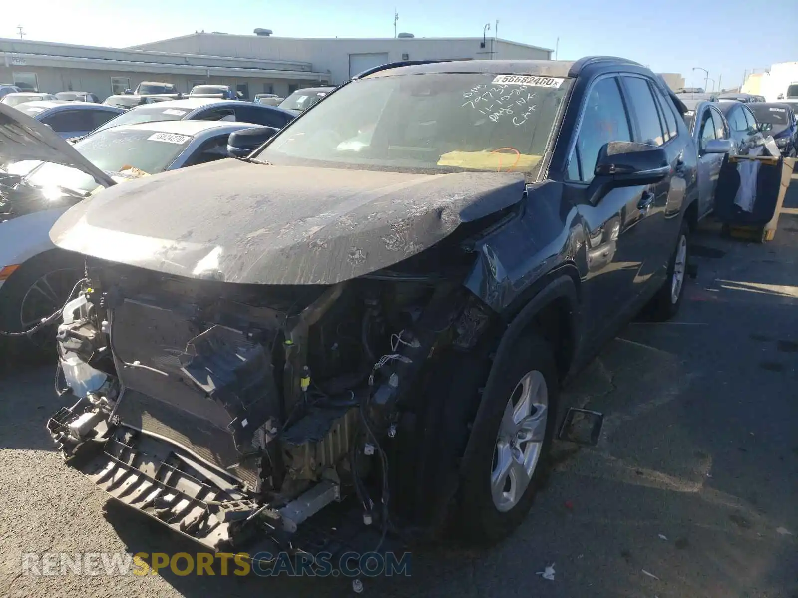 2 Photograph of a damaged car 2T3W1RFV4KW018563 TOYOTA RAV4 2019