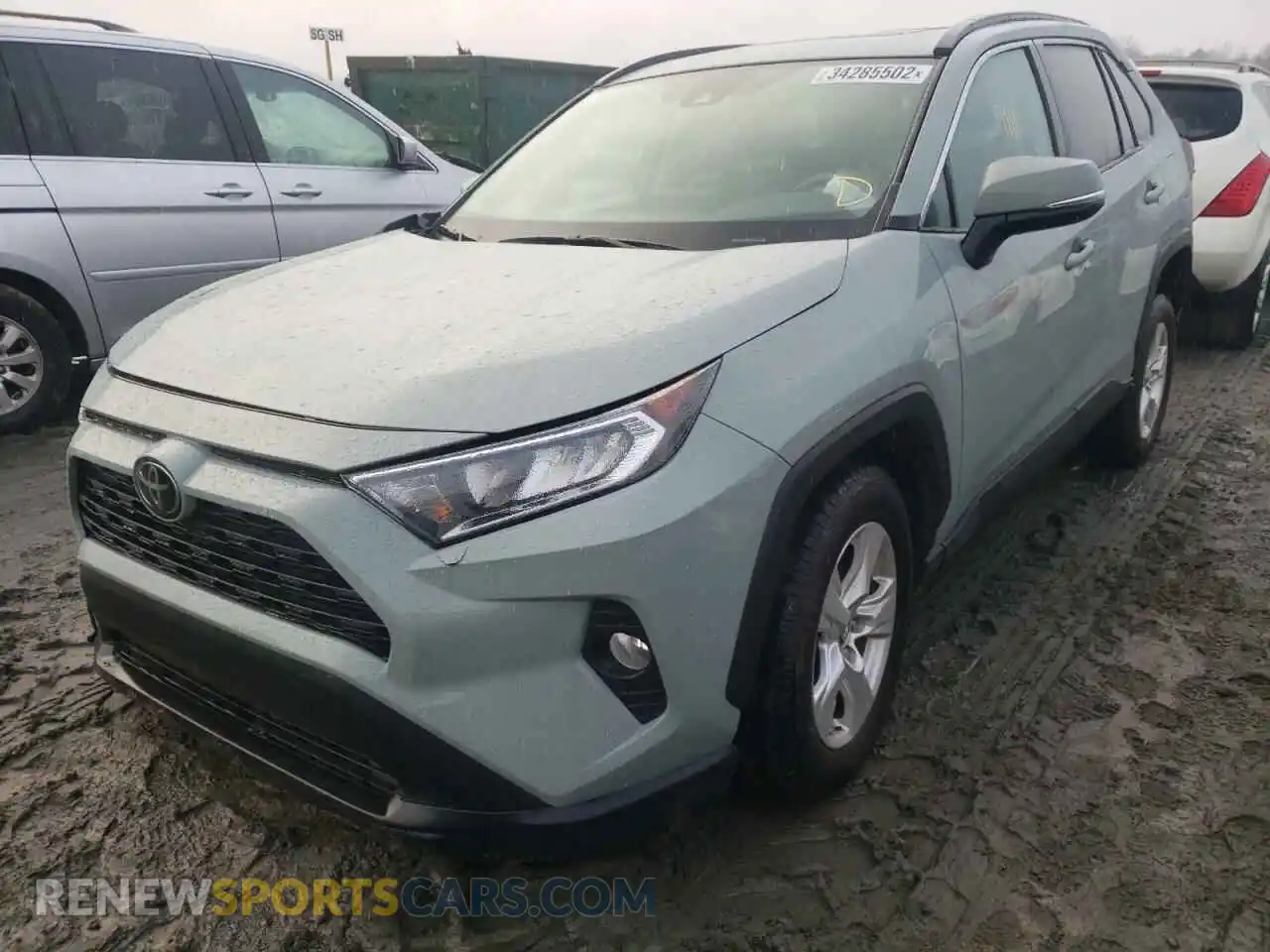 2 Photograph of a damaged car 2T3W1RFV5KC024566 TOYOTA RAV4 2019