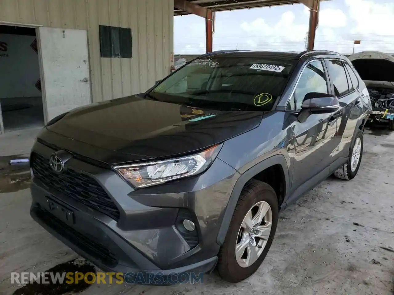 2 Photograph of a damaged car 2T3W1RFV6KC006884 TOYOTA RAV4 2019