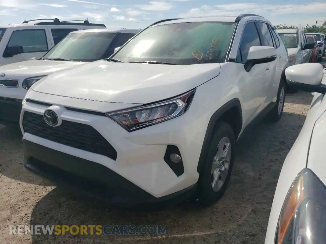2 Photograph of a damaged car 2T3W1RFV6KC030053 TOYOTA RAV4 2019