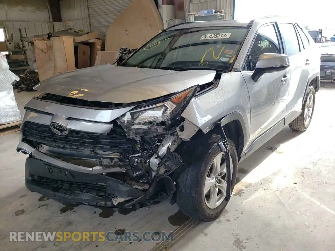 2 Photograph of a damaged car 2T3W1RFV6KC032014 TOYOTA RAV4 2019
