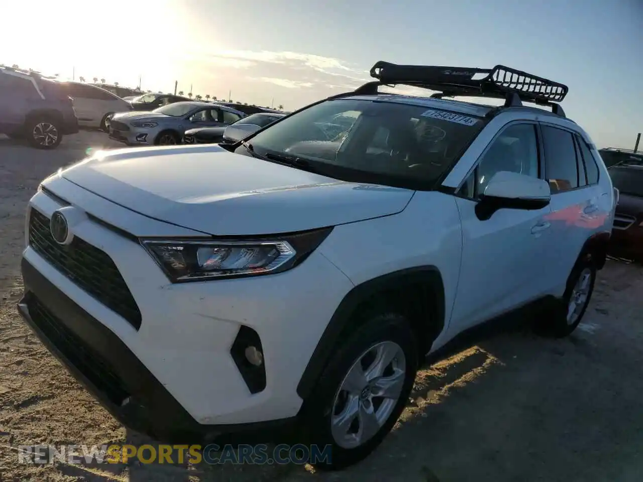 1 Photograph of a damaged car 2T3W1RFV7KC024309 TOYOTA RAV4 2019
