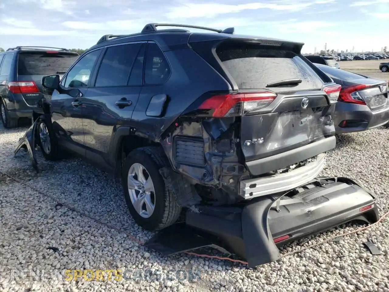 3 Photograph of a damaged car 2T3W1RFV7KW008948 TOYOTA RAV4 2019