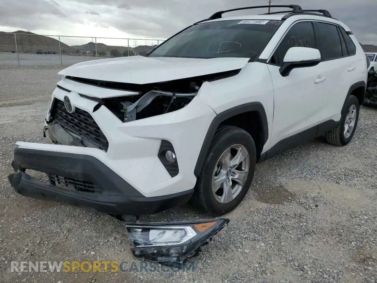 2 Photograph of a damaged car 2T3W1RFV7KW045692 TOYOTA RAV4 2019