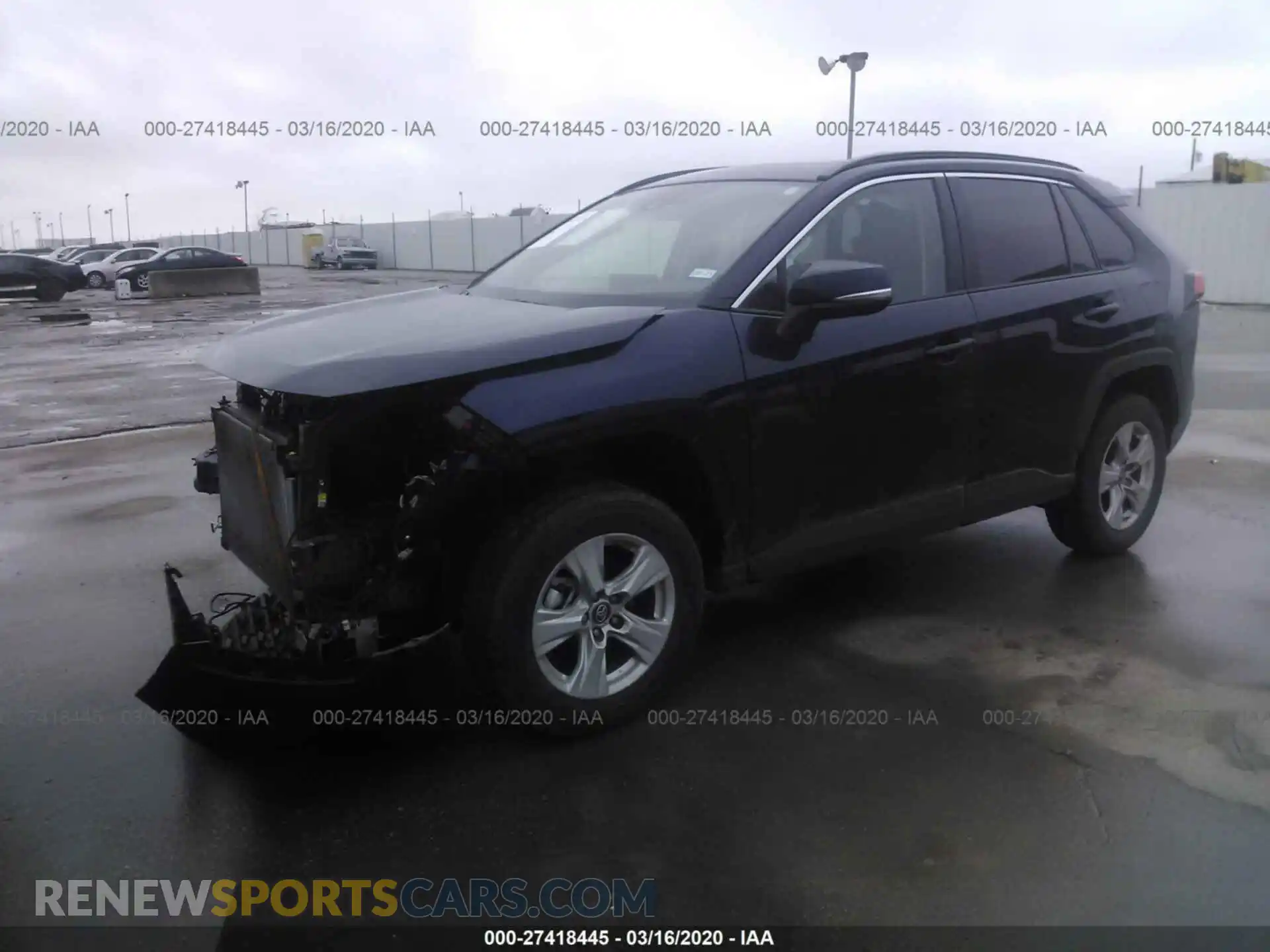 2 Photograph of a damaged car 2T3W1RFV7KW047667 TOYOTA RAV4 2019