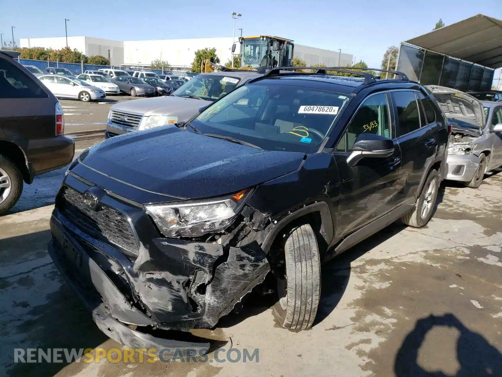 2 Photograph of a damaged car 2T3W1RFV8KC005462 TOYOTA RAV4 2019