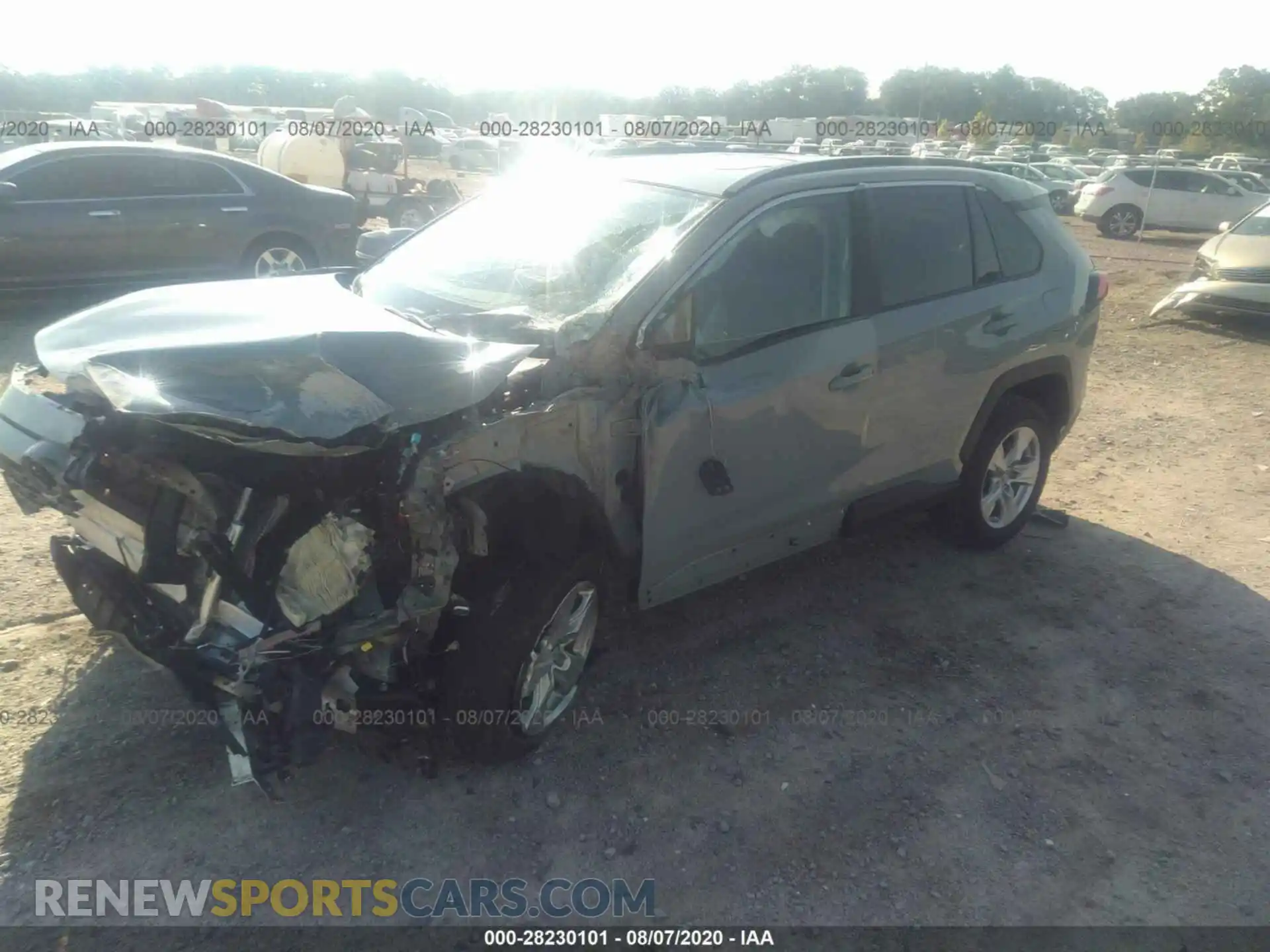 2 Photograph of a damaged car 2T3W1RFV8KC016753 TOYOTA RAV4 2019