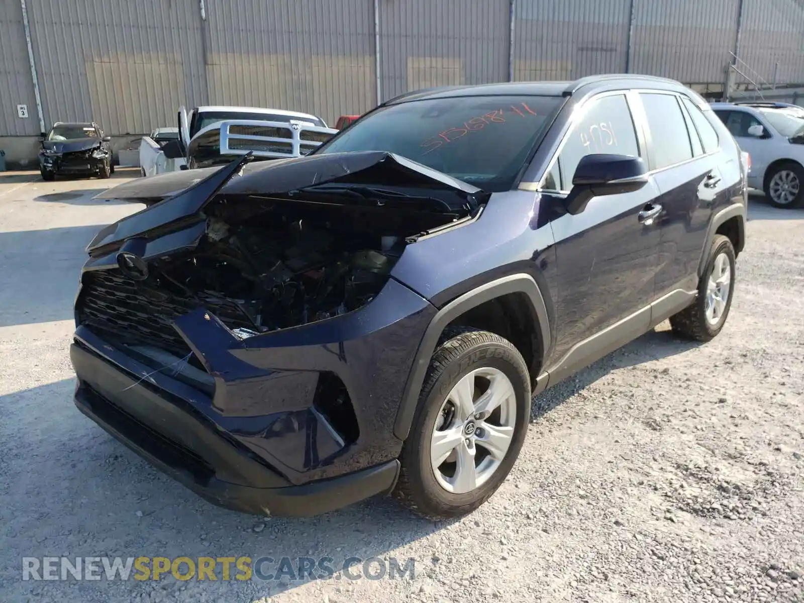 2 Photograph of a damaged car 2T3W1RFV8KW041652 TOYOTA RAV4 2019