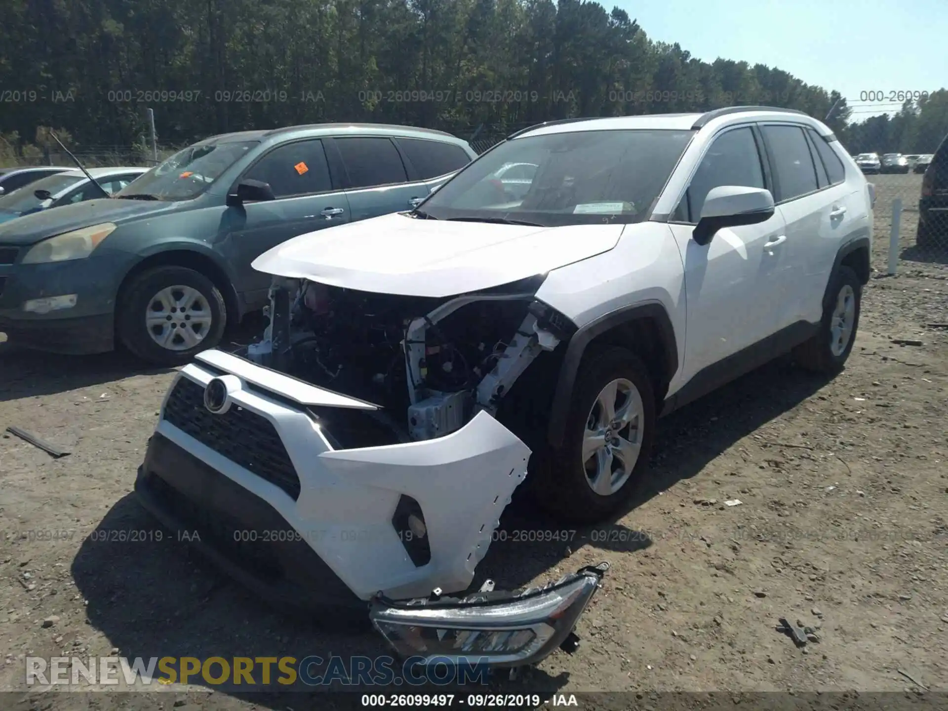 2 Photograph of a damaged car 2T3W1RFV9KC005695 TOYOTA RAV4 2019