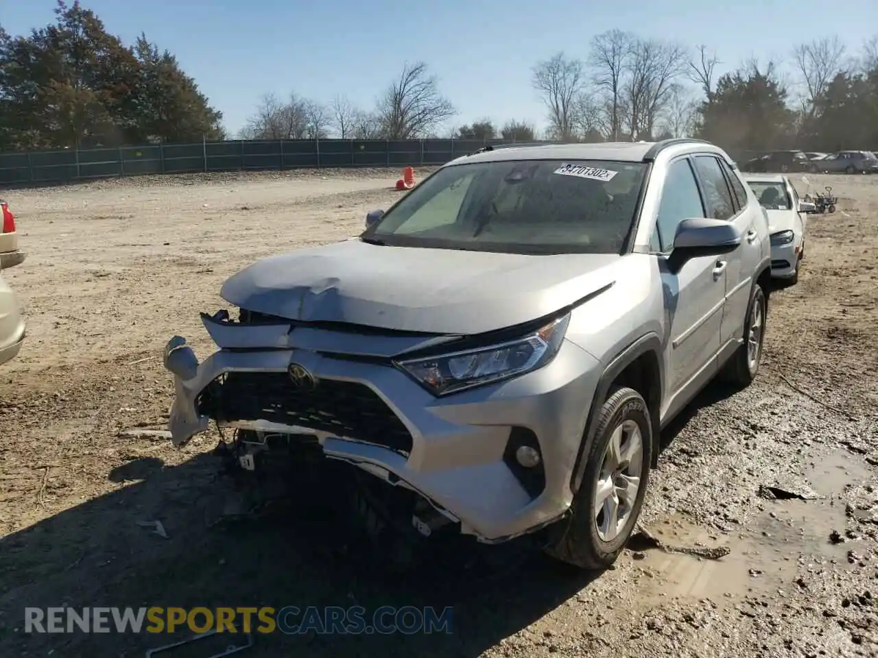 2 Photograph of a damaged car 2T3W1RFV9KW033852 TOYOTA RAV4 2019