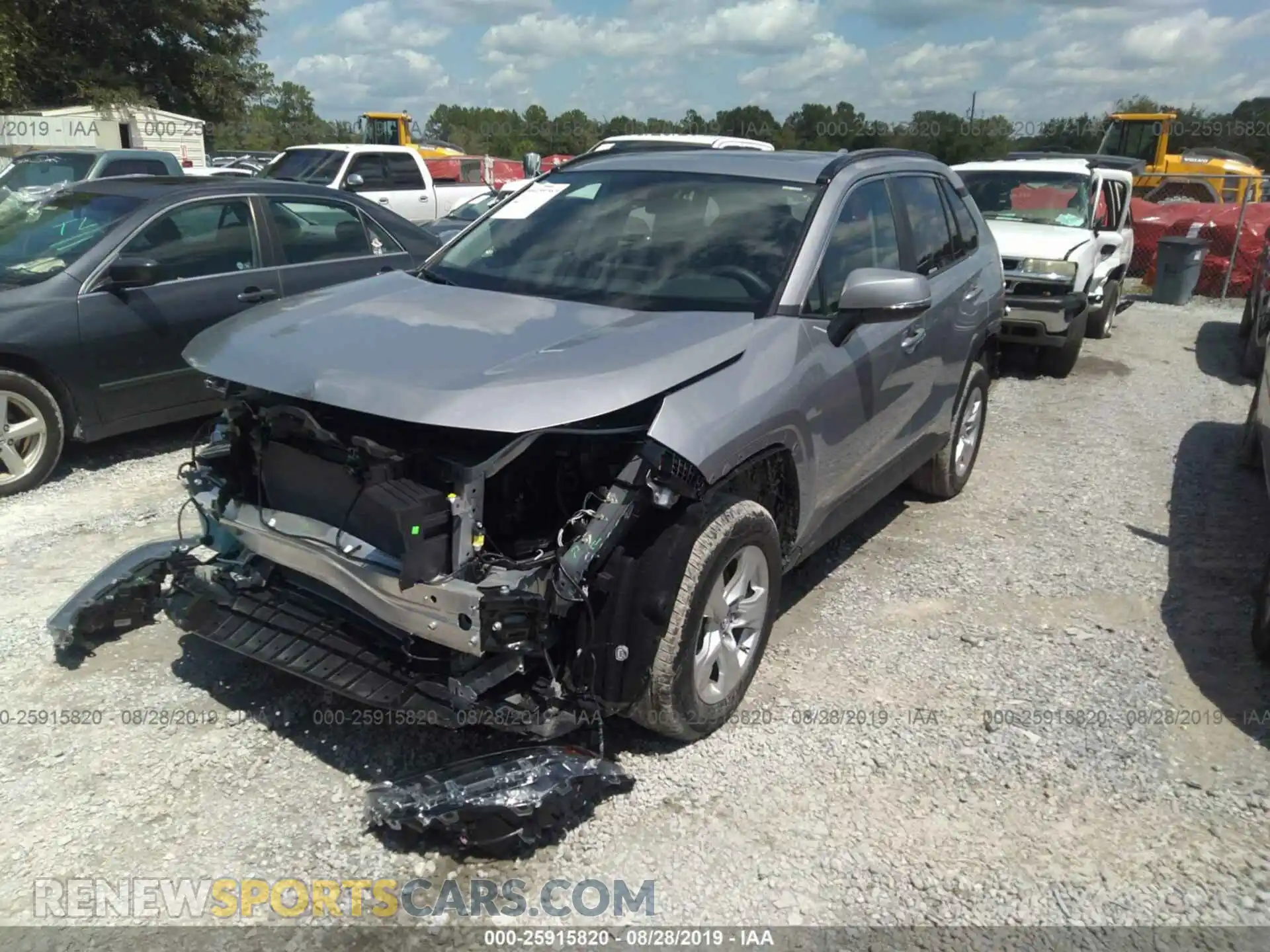 2 Photograph of a damaged car 2T3W1RFVXKC013580 TOYOTA RAV4 2019