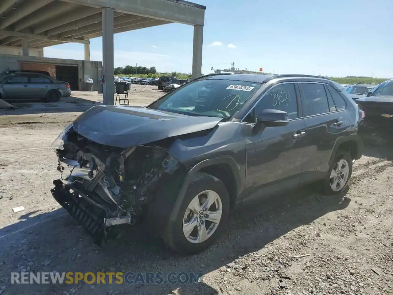 2 Photograph of a damaged car 2T3W1RFVXKC019976 TOYOTA RAV4 2019