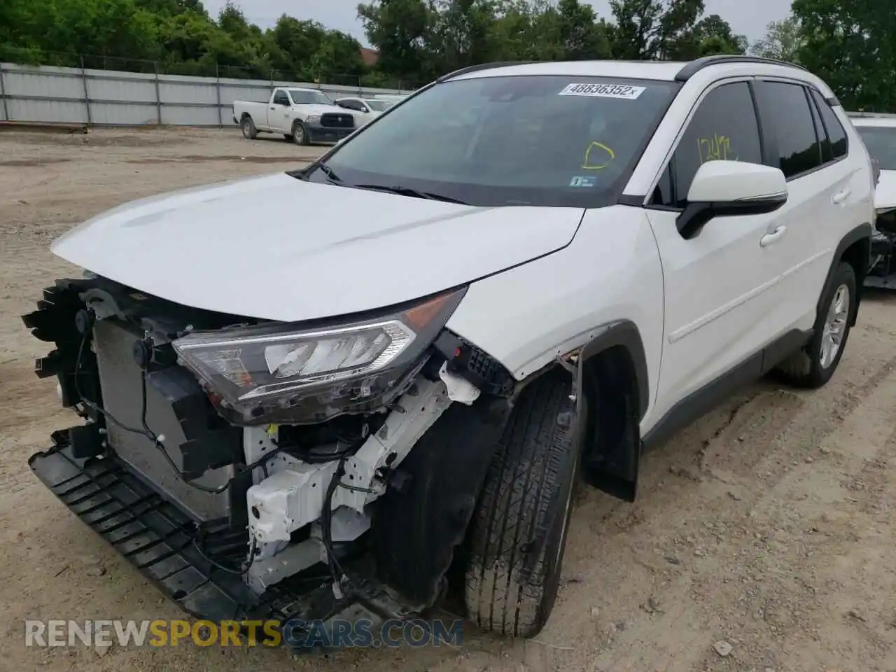 2 Photograph of a damaged car 2T3W1RFVXKW004344 TOYOTA RAV4 2019