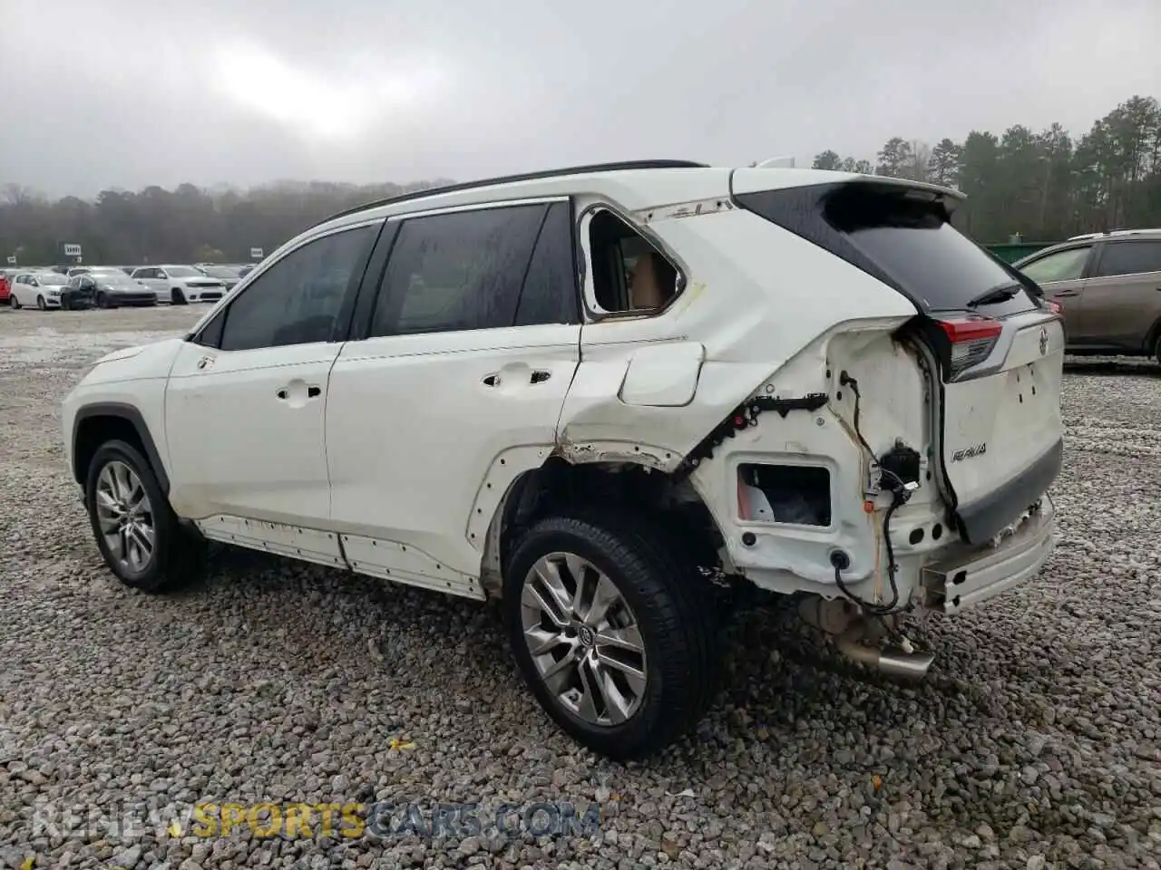 2 Photograph of a damaged car 2T3Y1RFV0KC033135 TOYOTA RAV4 2019