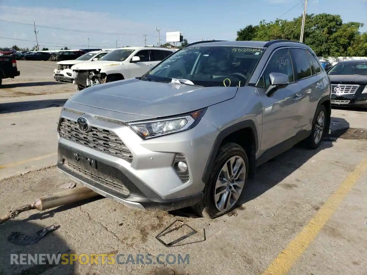 2 Photograph of a damaged car 2T3Y1RFV0KW038544 TOYOTA RAV4 2019