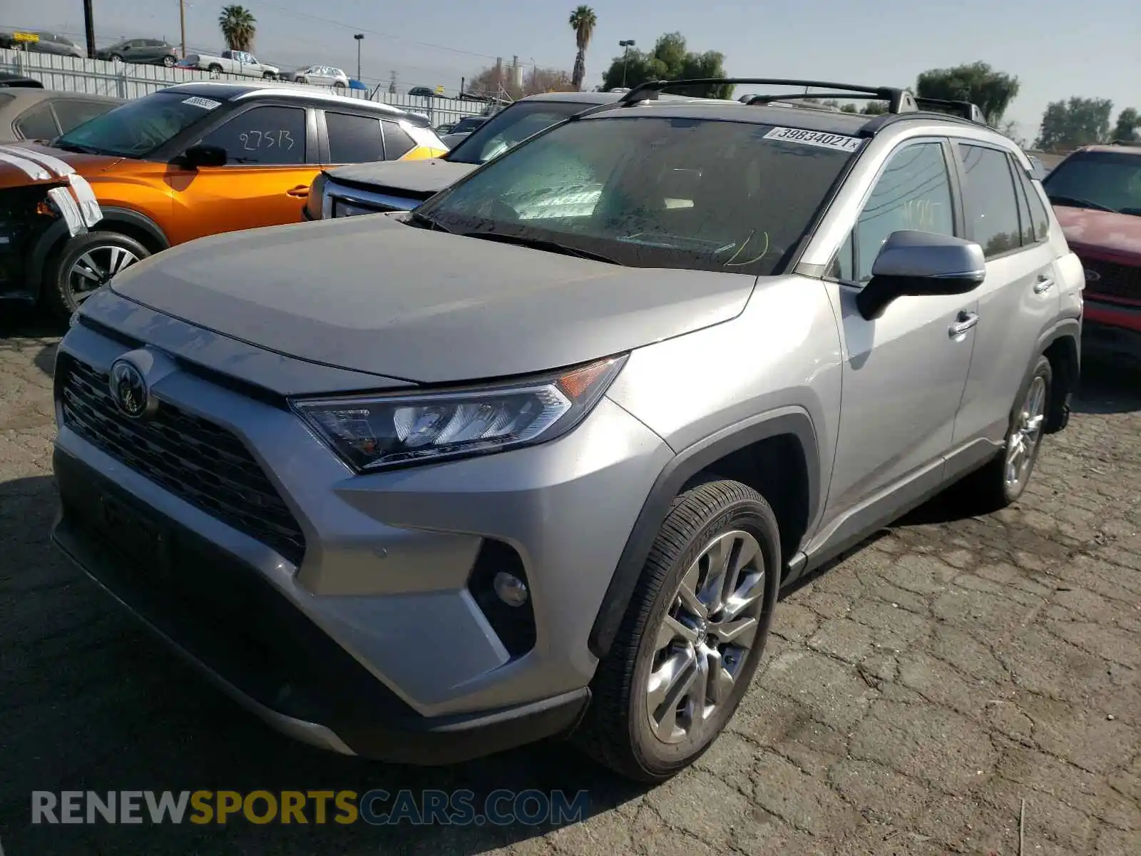 2 Photograph of a damaged car 2T3Y1RFV5KC011387 TOYOTA RAV4 2019