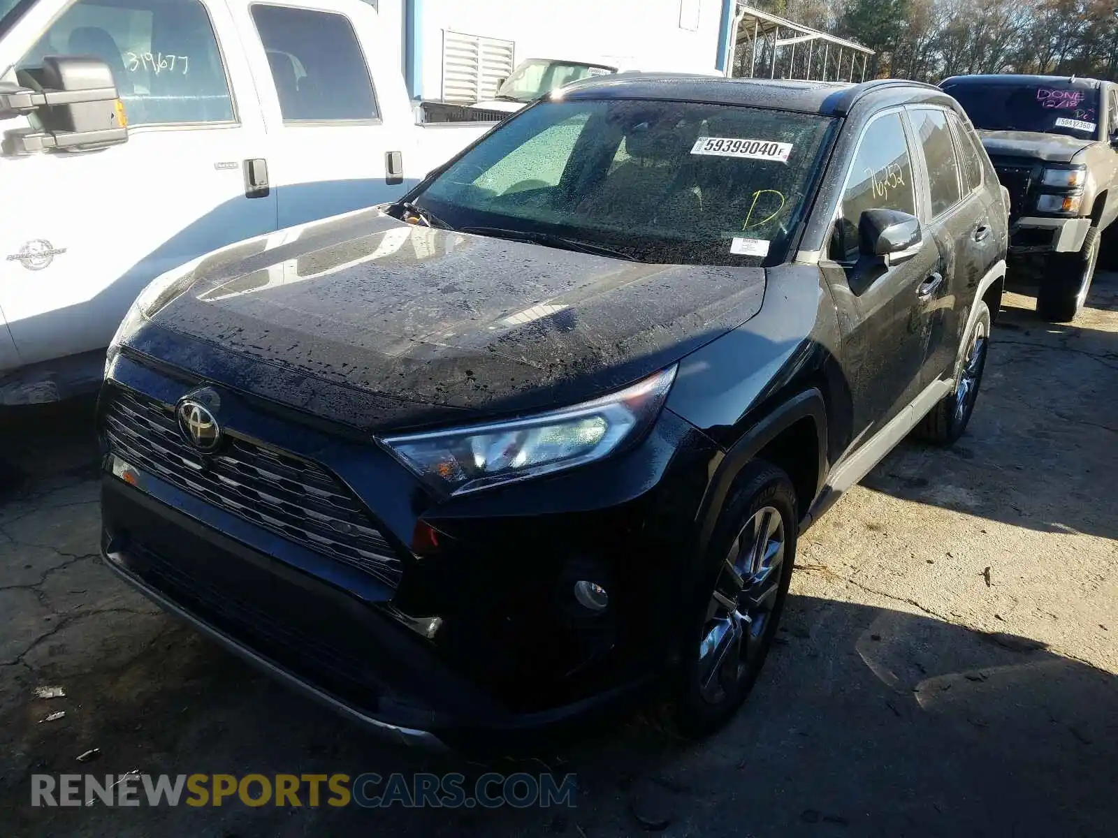 2 fotografías del automóvil dañado 2T3Y1RFVXKC010185 TOYOTA RAV4 2019