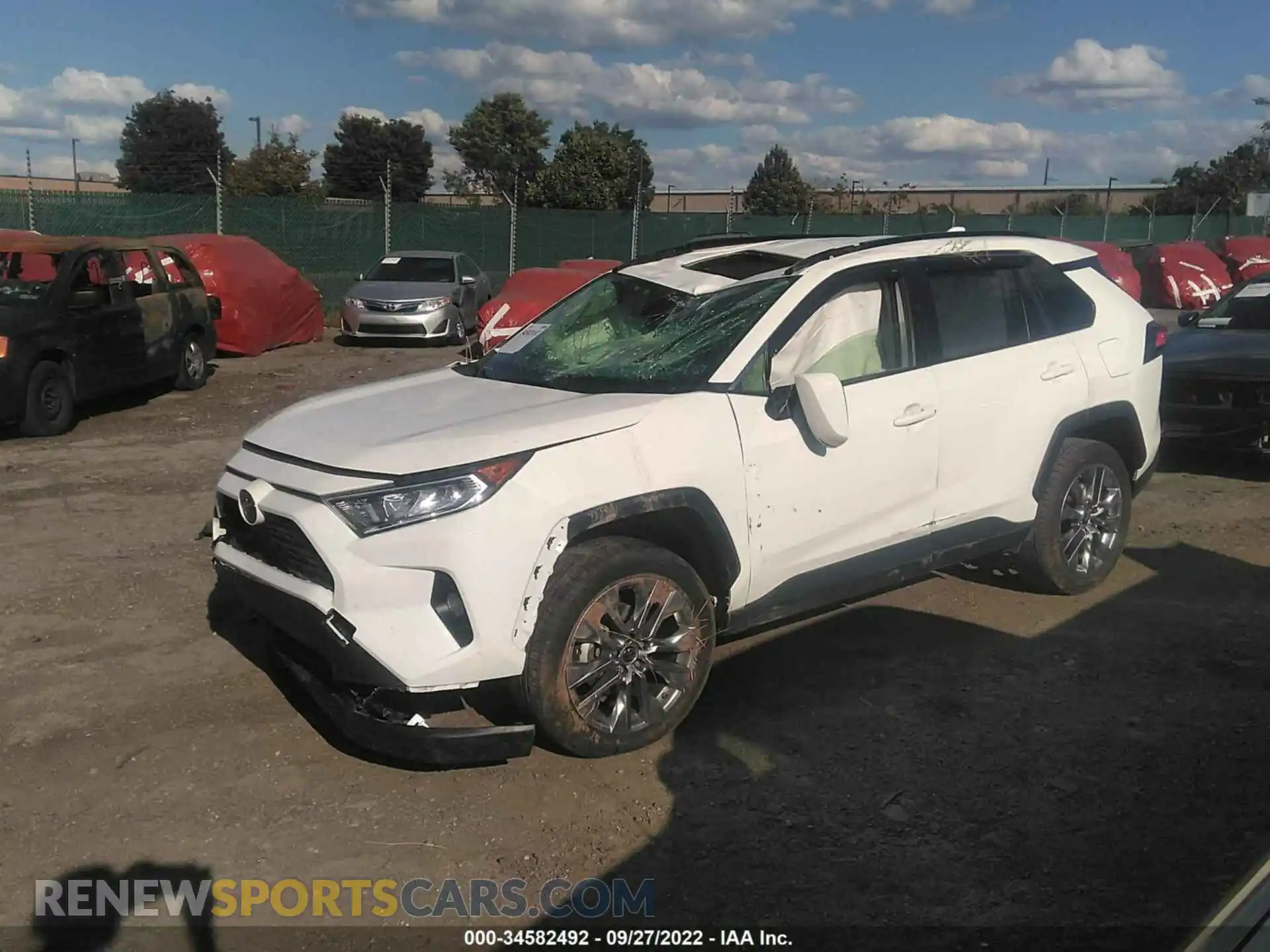 2 Фотография поврежденного автомобиля JTMA1RFV2KD044683 TOYOTA RAV4 2019