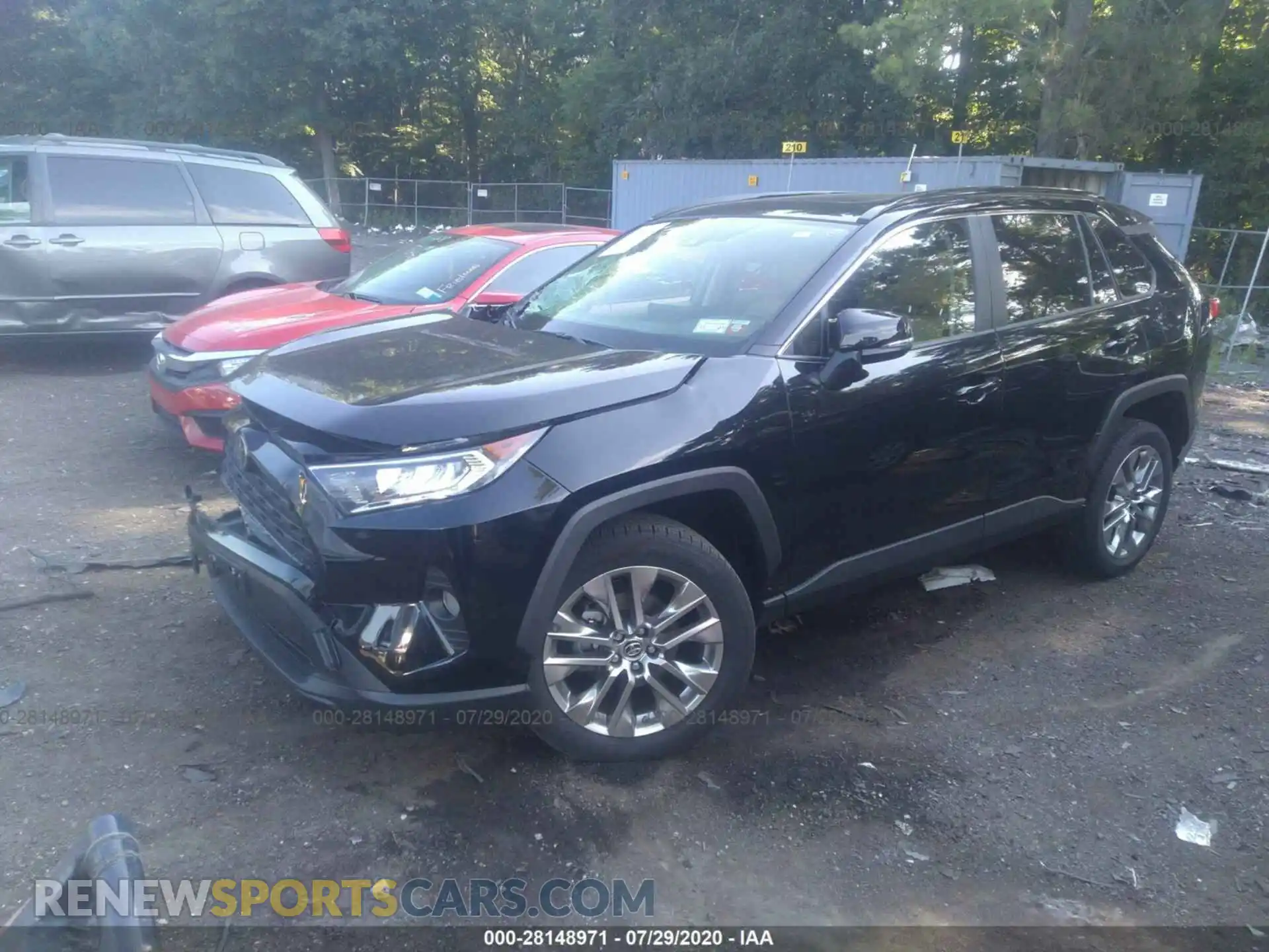 2 Photograph of a damaged car JTMA1RFV2KD045154 TOYOTA RAV4 2019