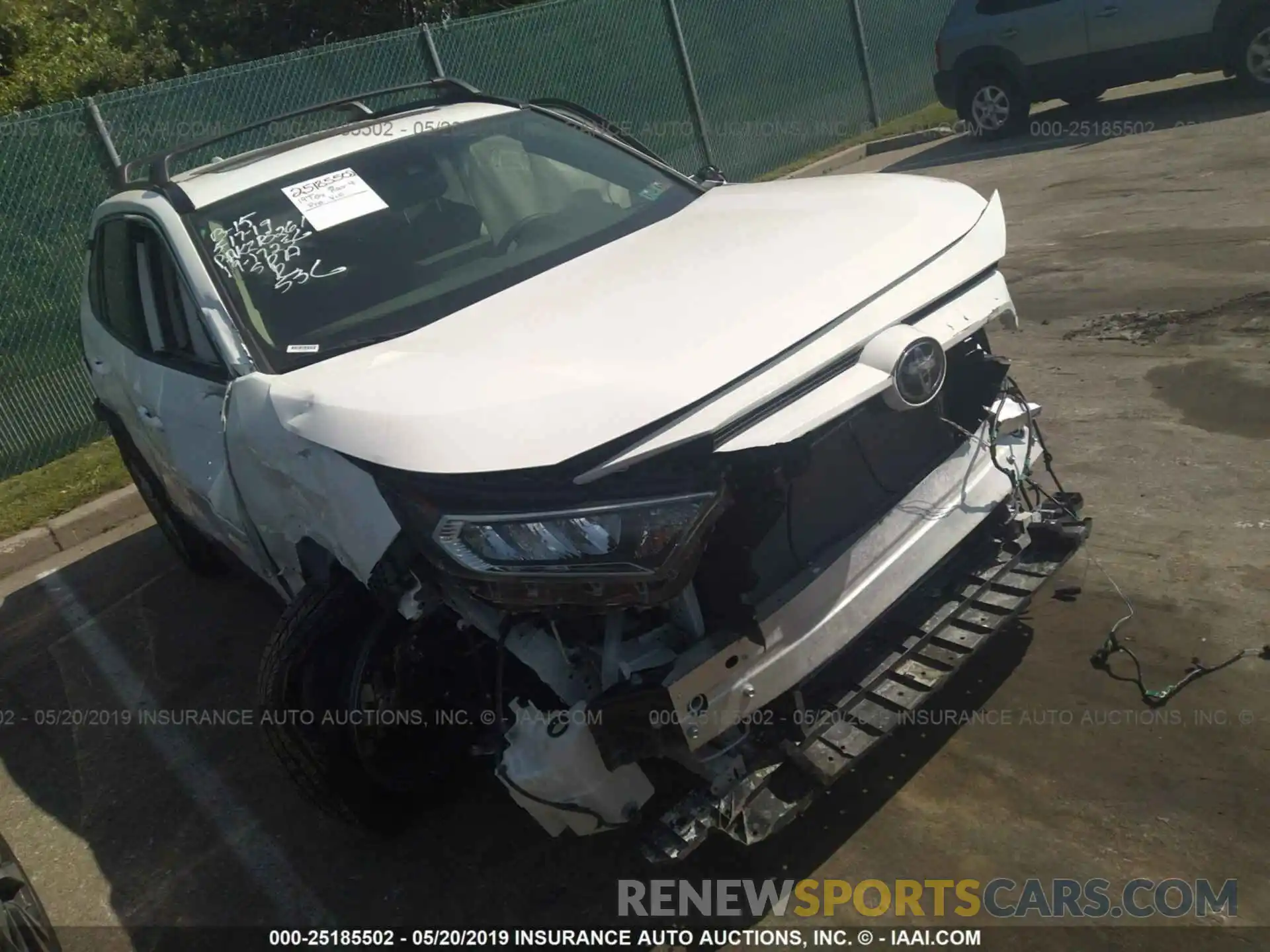 1 Photograph of a damaged car JTMA1RFV2KJ013497 TOYOTA RAV4 2019