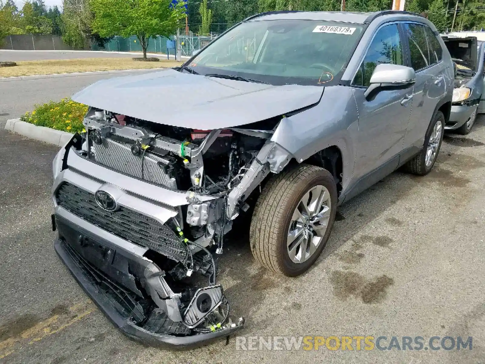 2 Photograph of a damaged car JTMA1RFV8KD012823 TOYOTA RAV4 2019
