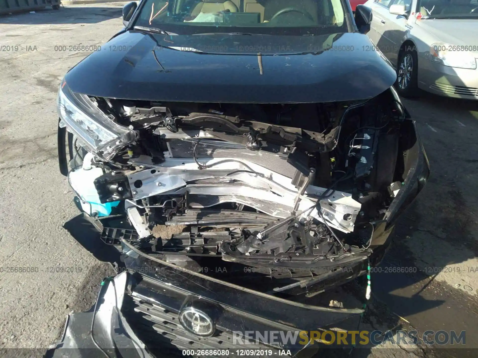 6 Фотография поврежденного автомобиля JTMA1RFV8KD511489 TOYOTA RAV4 2019