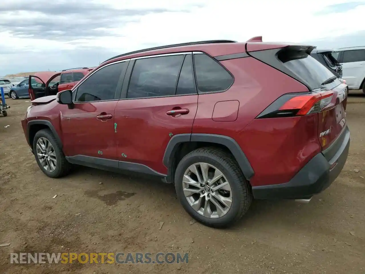 2 Фотография поврежденного автомобиля JTMA1RFVXKD018199 TOYOTA RAV4 2019