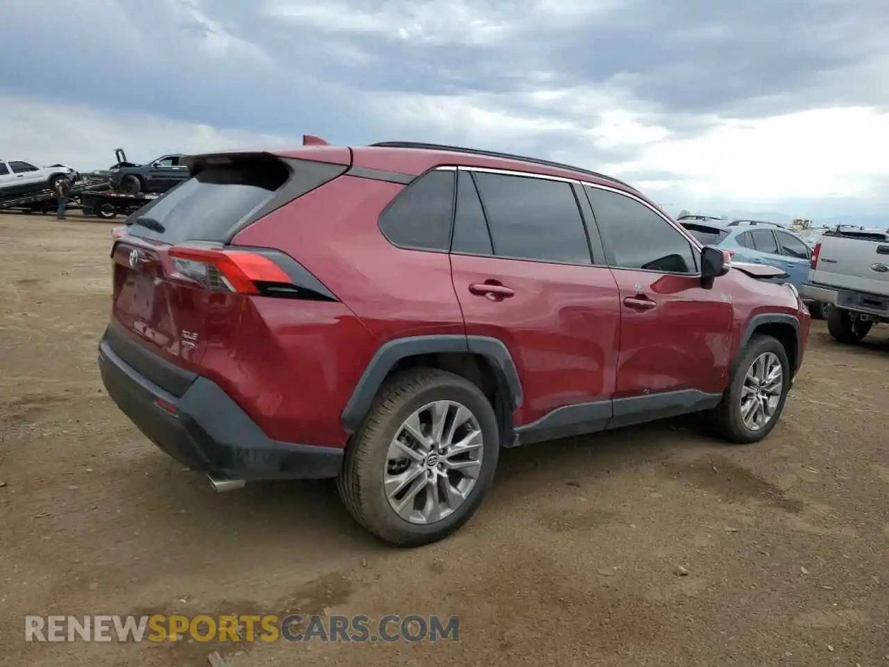 3 Фотография поврежденного автомобиля JTMA1RFVXKD018199 TOYOTA RAV4 2019