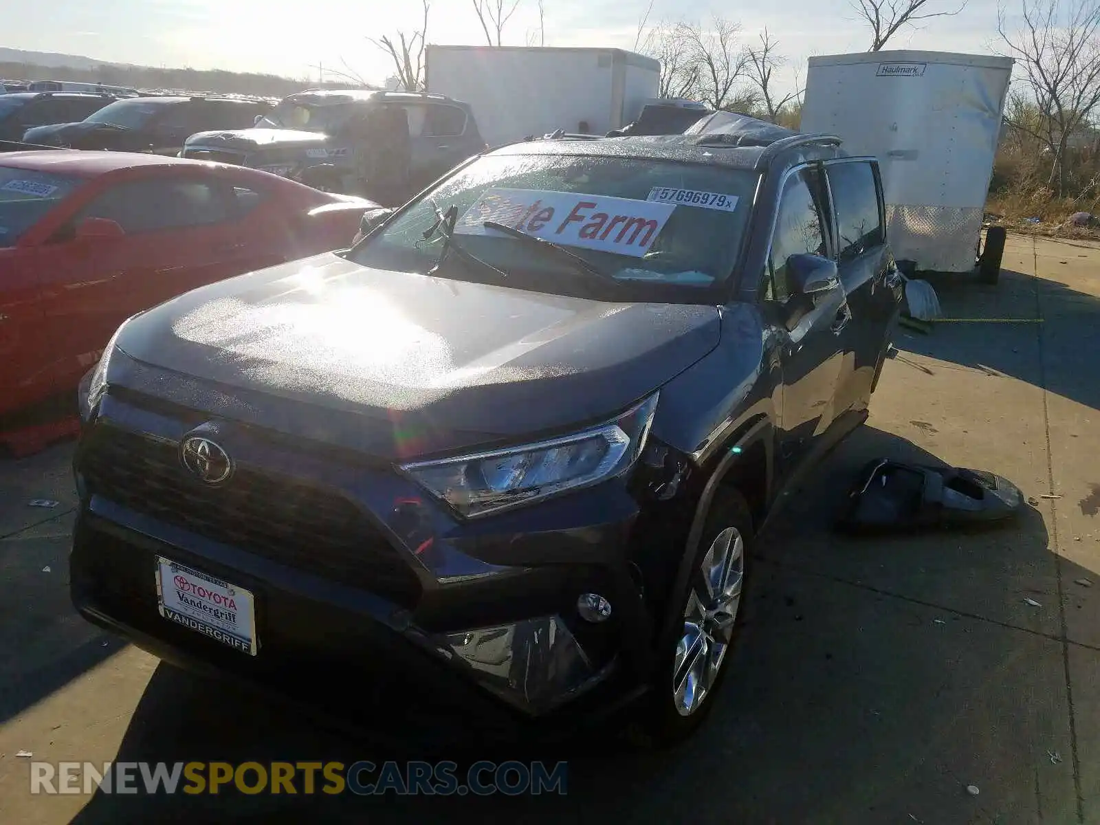 2 Photograph of a damaged car JTMC1RFV3KD040604 TOYOTA RAV4 2019