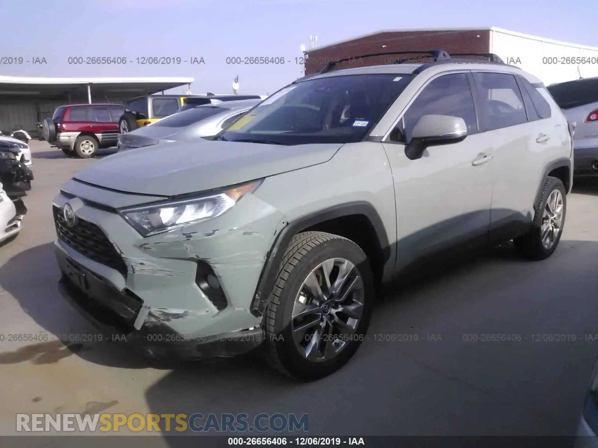 2 Photograph of a damaged car JTMC1RFV3KD500084 TOYOTA RAV4 2019