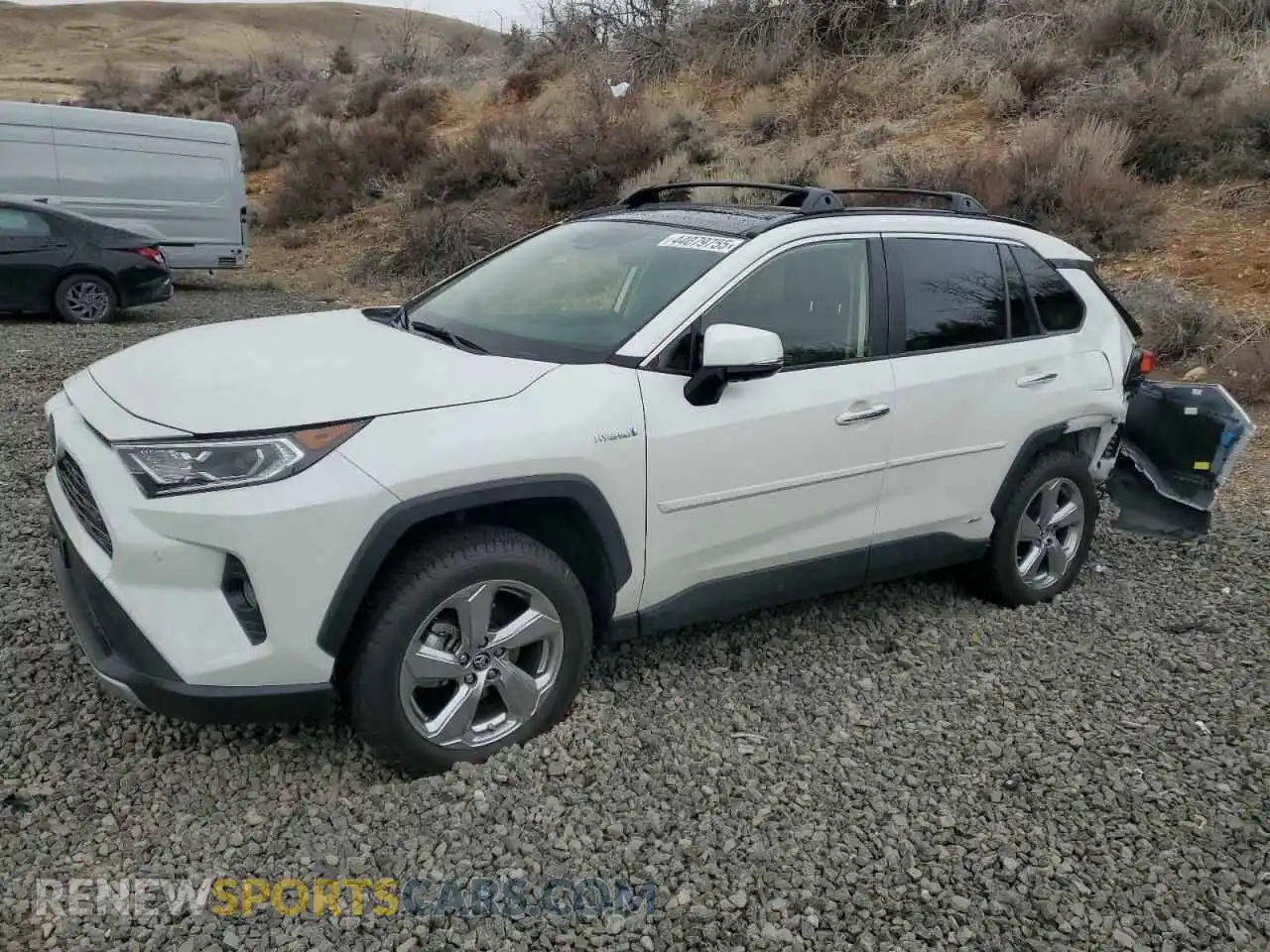 1 Photograph of a damaged car JTMDWRFV2KD511342 TOYOTA RAV4 2019