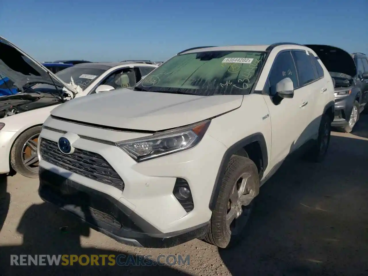 2 Photograph of a damaged car JTMDWRFV3KD034503 TOYOTA RAV4 2019