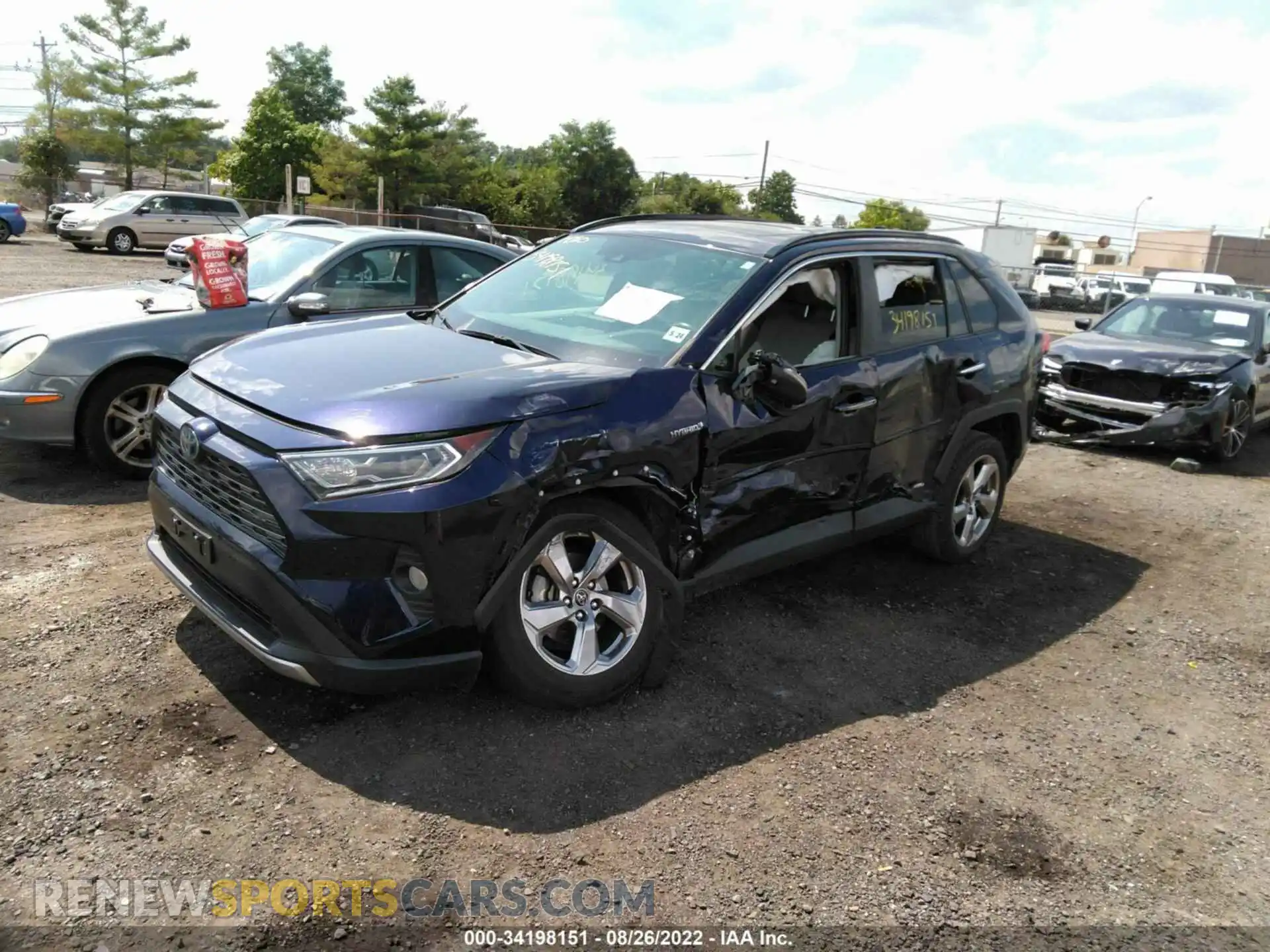 2 Photograph of a damaged car JTMDWRFV3KJ007366 TOYOTA RAV4 2019