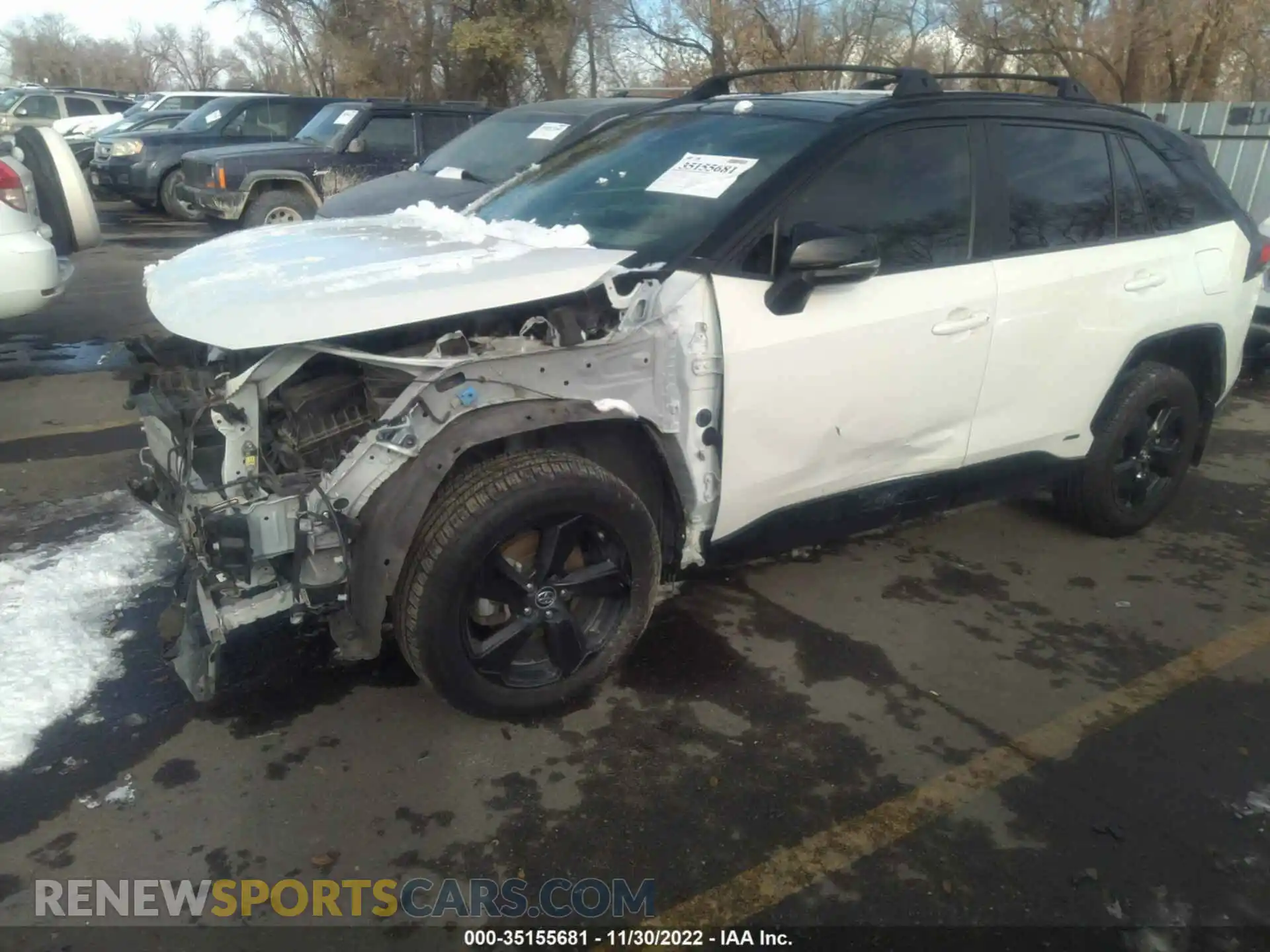 2 Photograph of a damaged car JTMEWRFV0KD507343 TOYOTA RAV4 2019