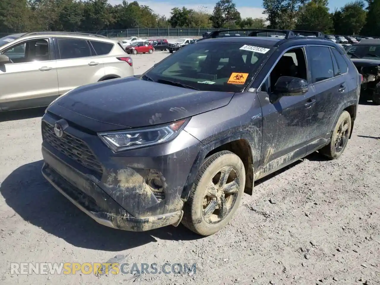 2 Photograph of a damaged car JTMEWRFV0KJ002369 TOYOTA RAV4 2019