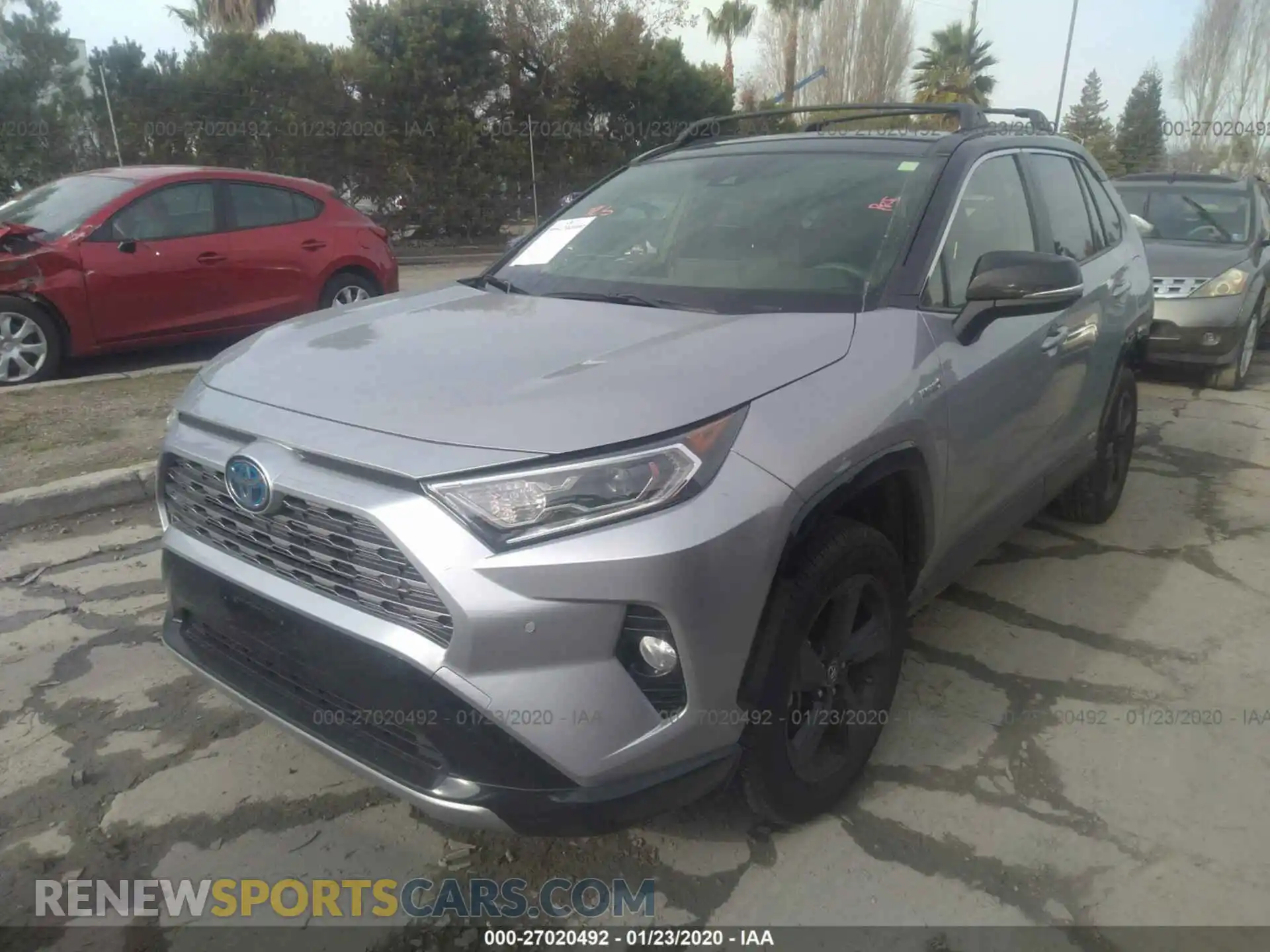 2 Photograph of a damaged car JTMEWRFV2KD507635 TOYOTA RAV4 2019