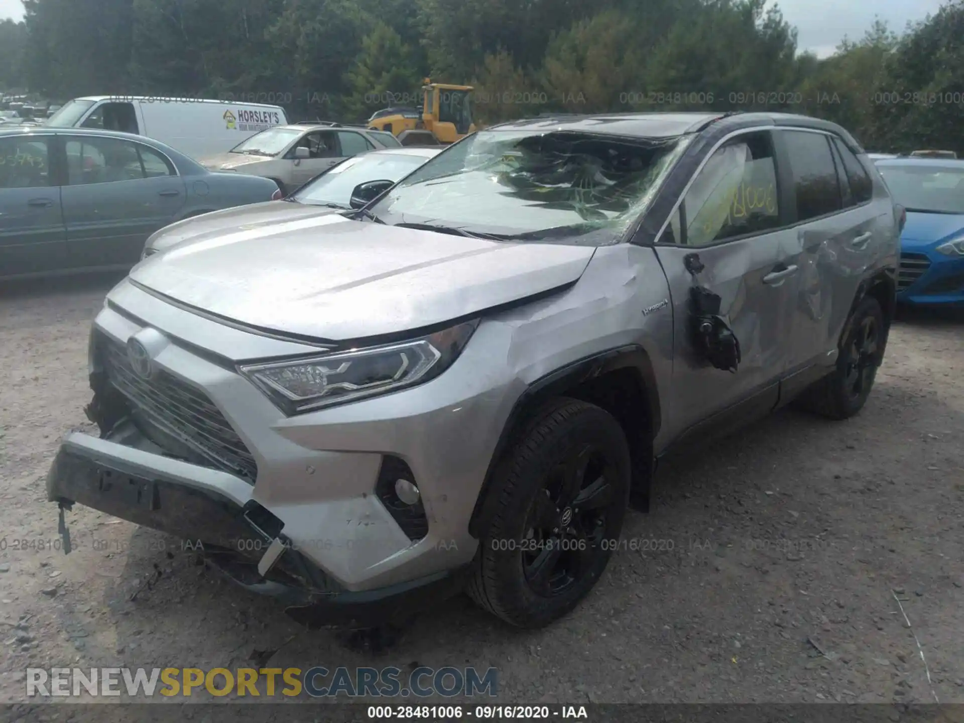 2 Photograph of a damaged car JTMEWRFV2KJ012594 TOYOTA RAV4 2019