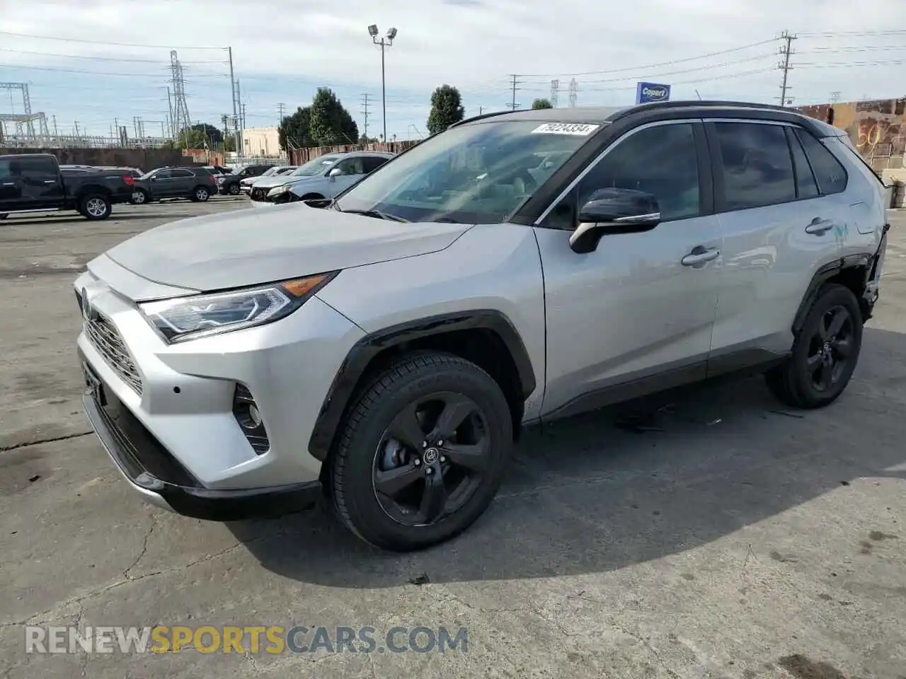 1 Photograph of a damaged car JTMEWRFV2KJ019318 TOYOTA RAV4 2019