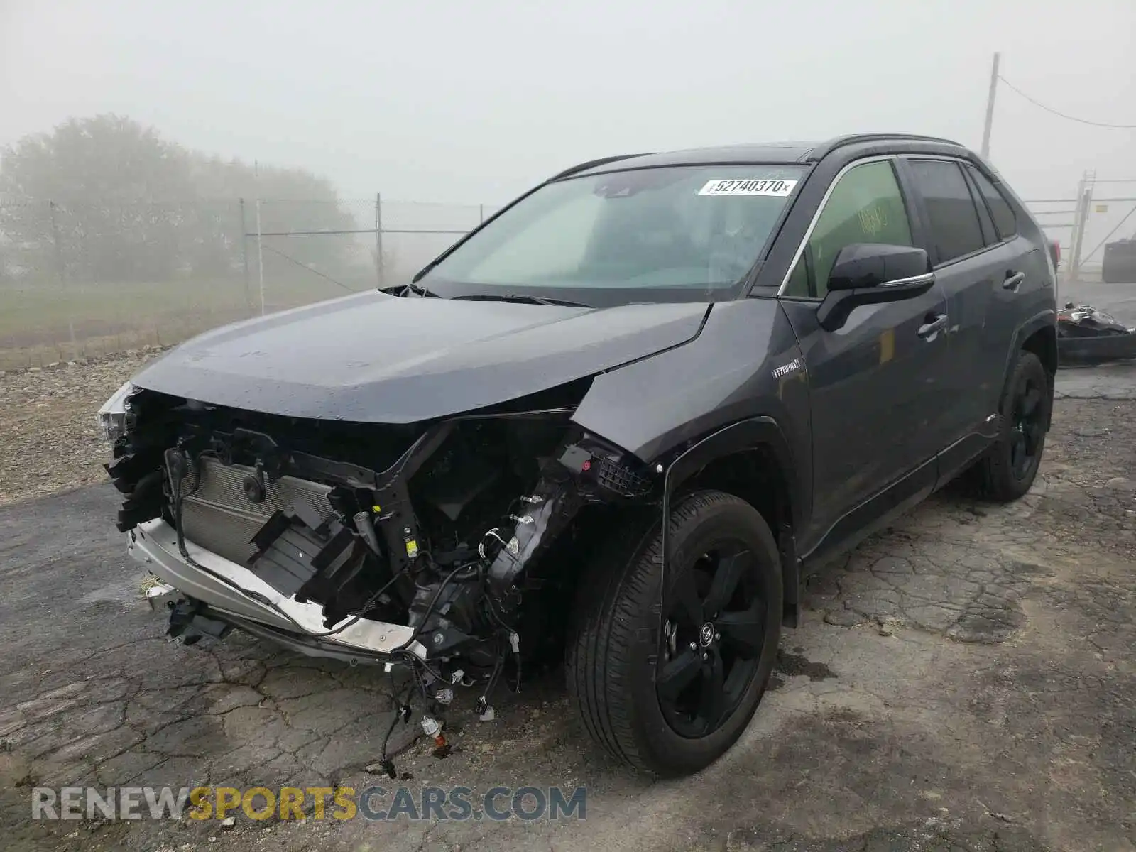 2 Photograph of a damaged car JTMEWRFV3KD516103 TOYOTA RAV4 2019