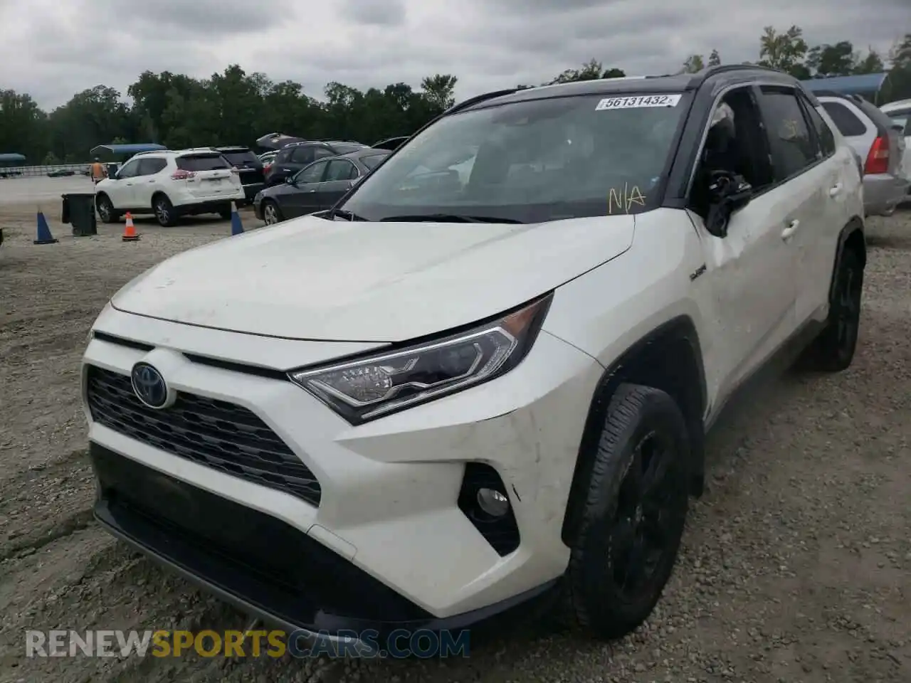 2 Photograph of a damaged car JTMEWRFV5KD506012 TOYOTA RAV4 2019