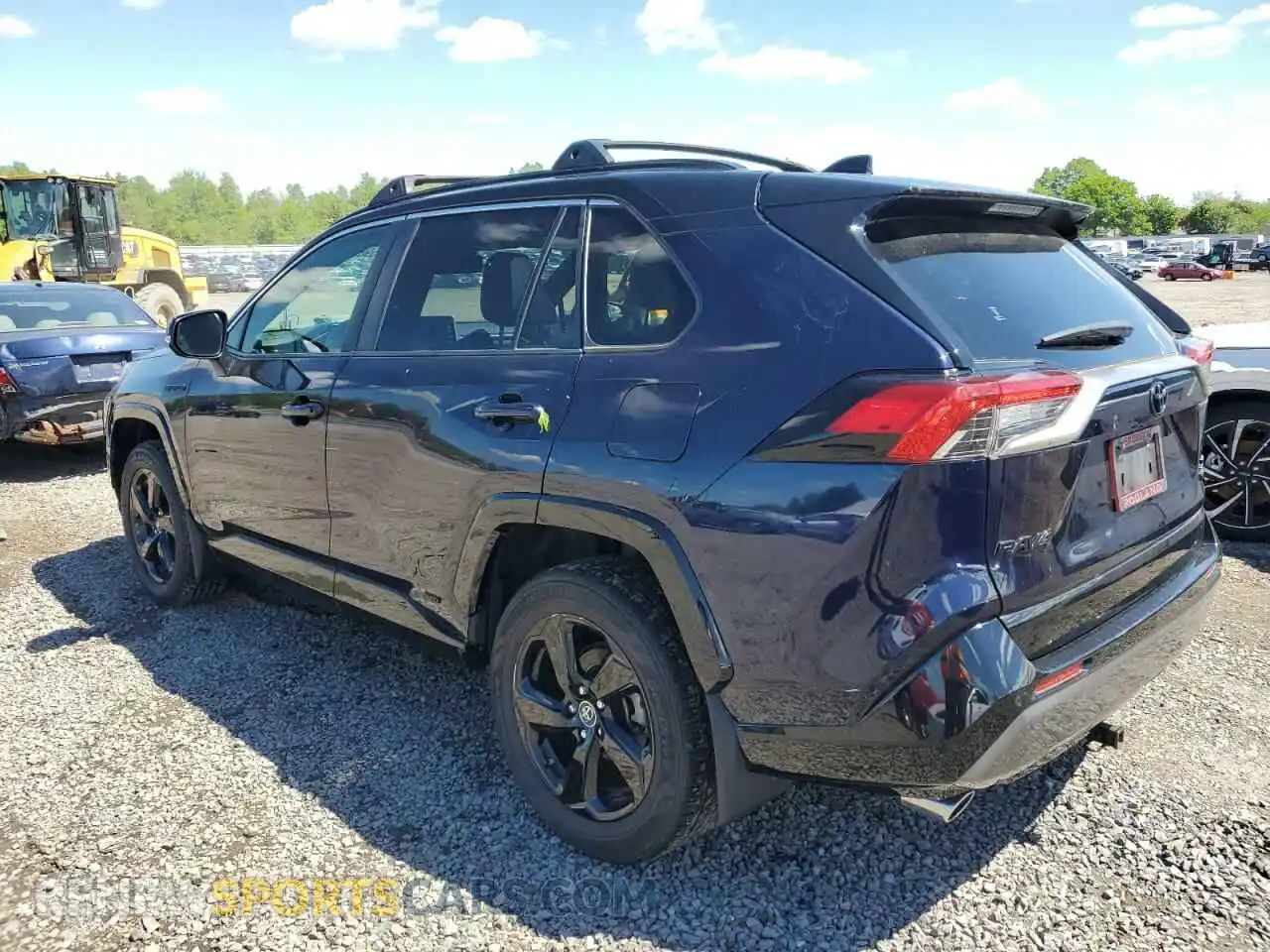 2 Photograph of a damaged car JTMEWRFV5KD514272 TOYOTA RAV4 2019