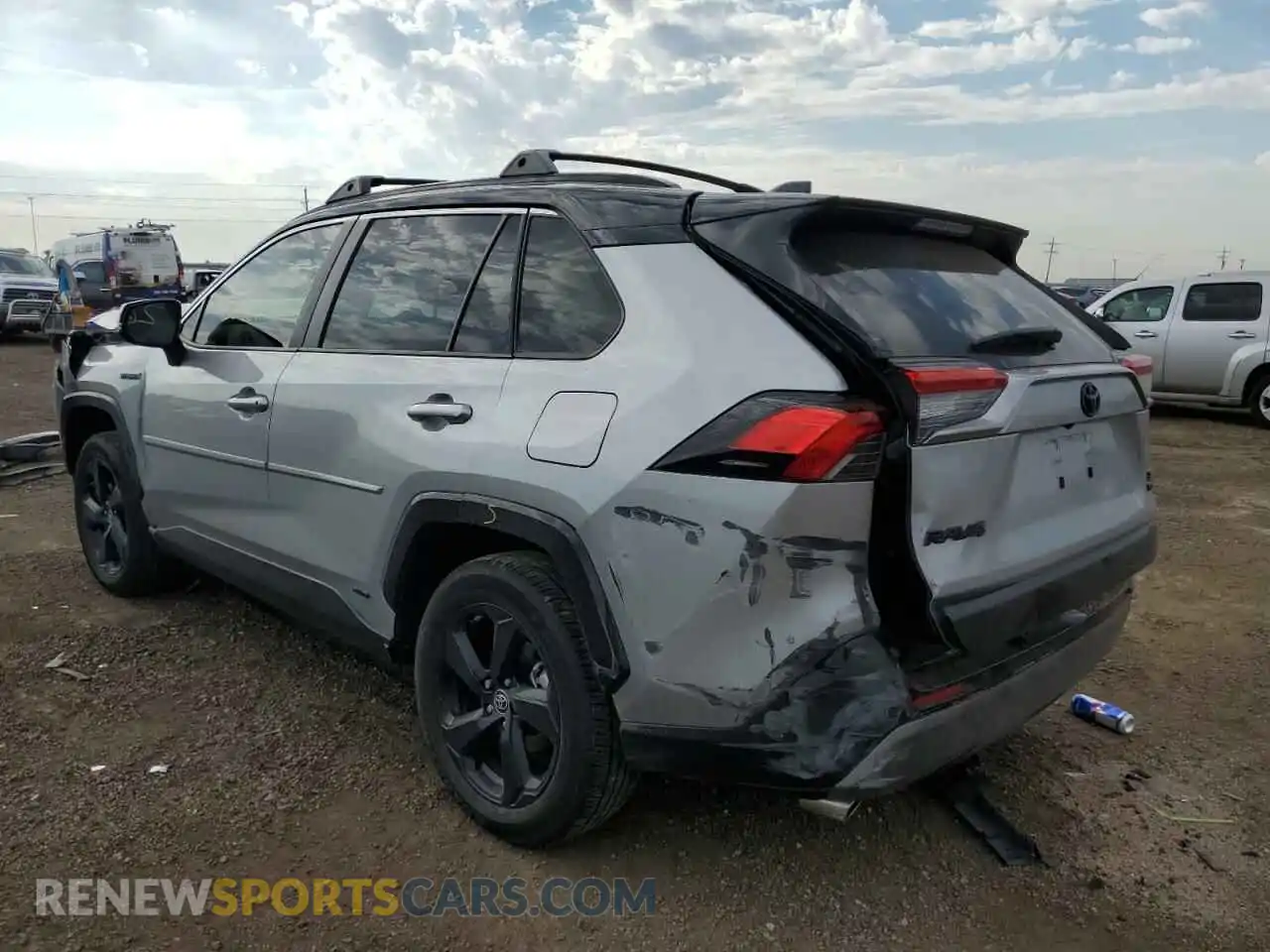 3 Photograph of a damaged car JTMEWRFV5KD523151 TOYOTA RAV4 2019
