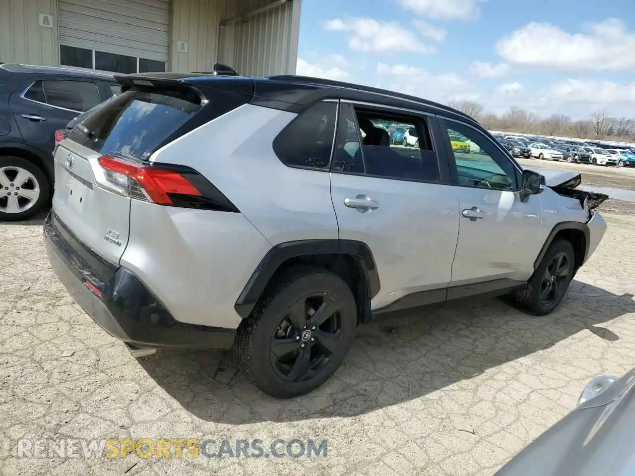 3 Photograph of a damaged car JTMEWRFV5KJ018454 TOYOTA RAV4 2019