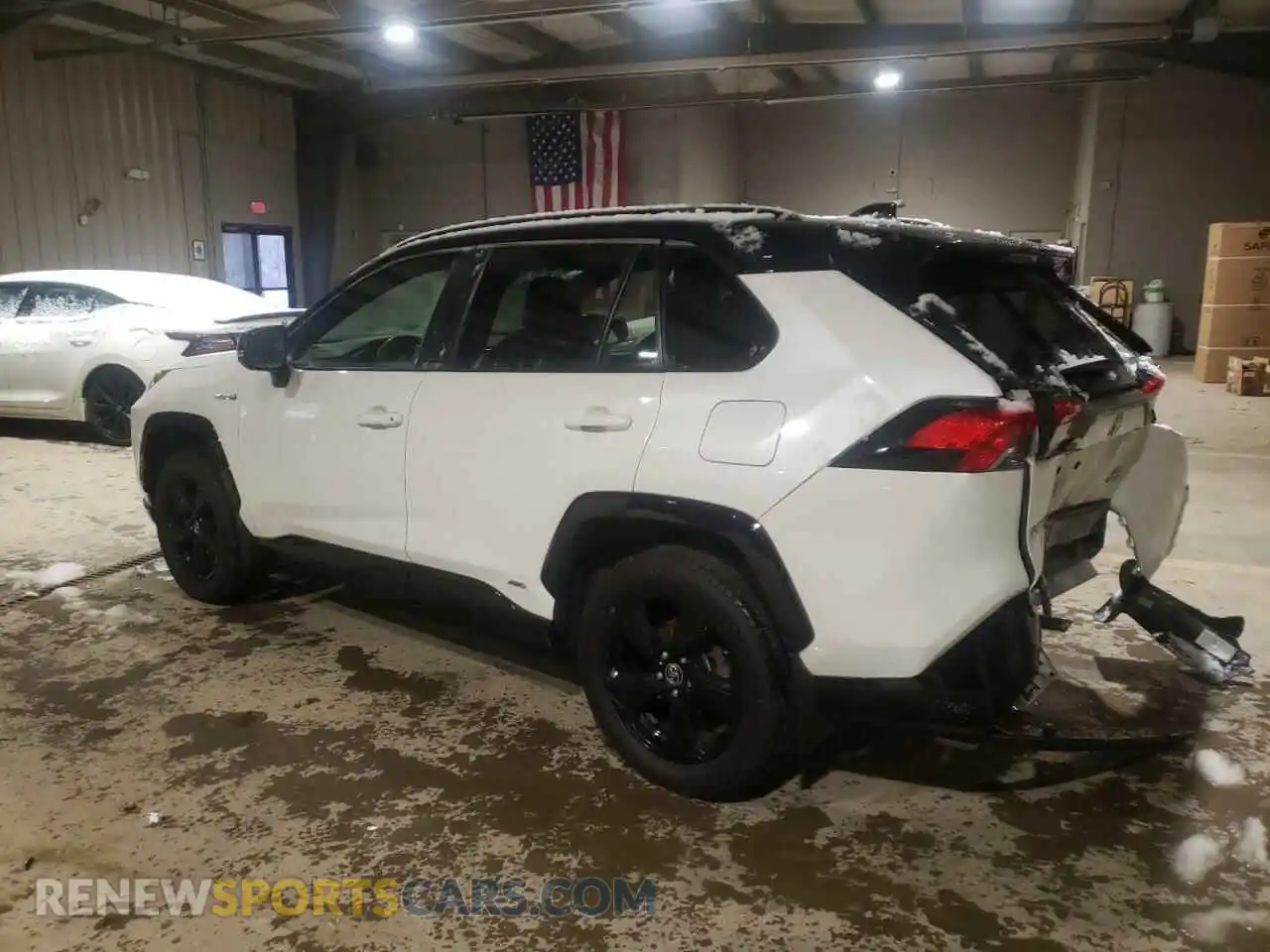2 Photograph of a damaged car JTMEWRFV6KD504527 TOYOTA RAV4 2019