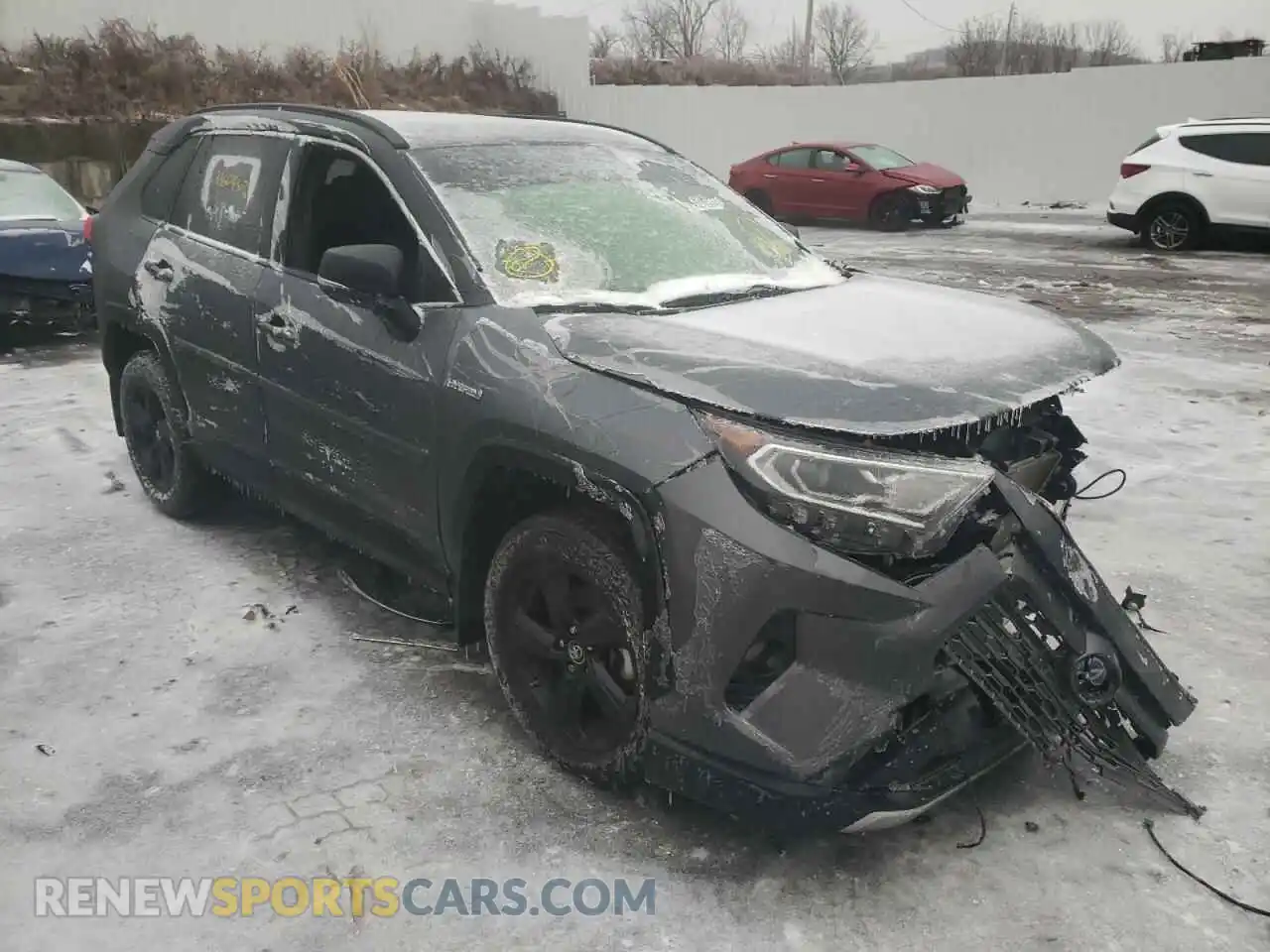 1 fotografías del automóvil dañado JTMEWRFV7KD509834 TOYOTA RAV4 2019