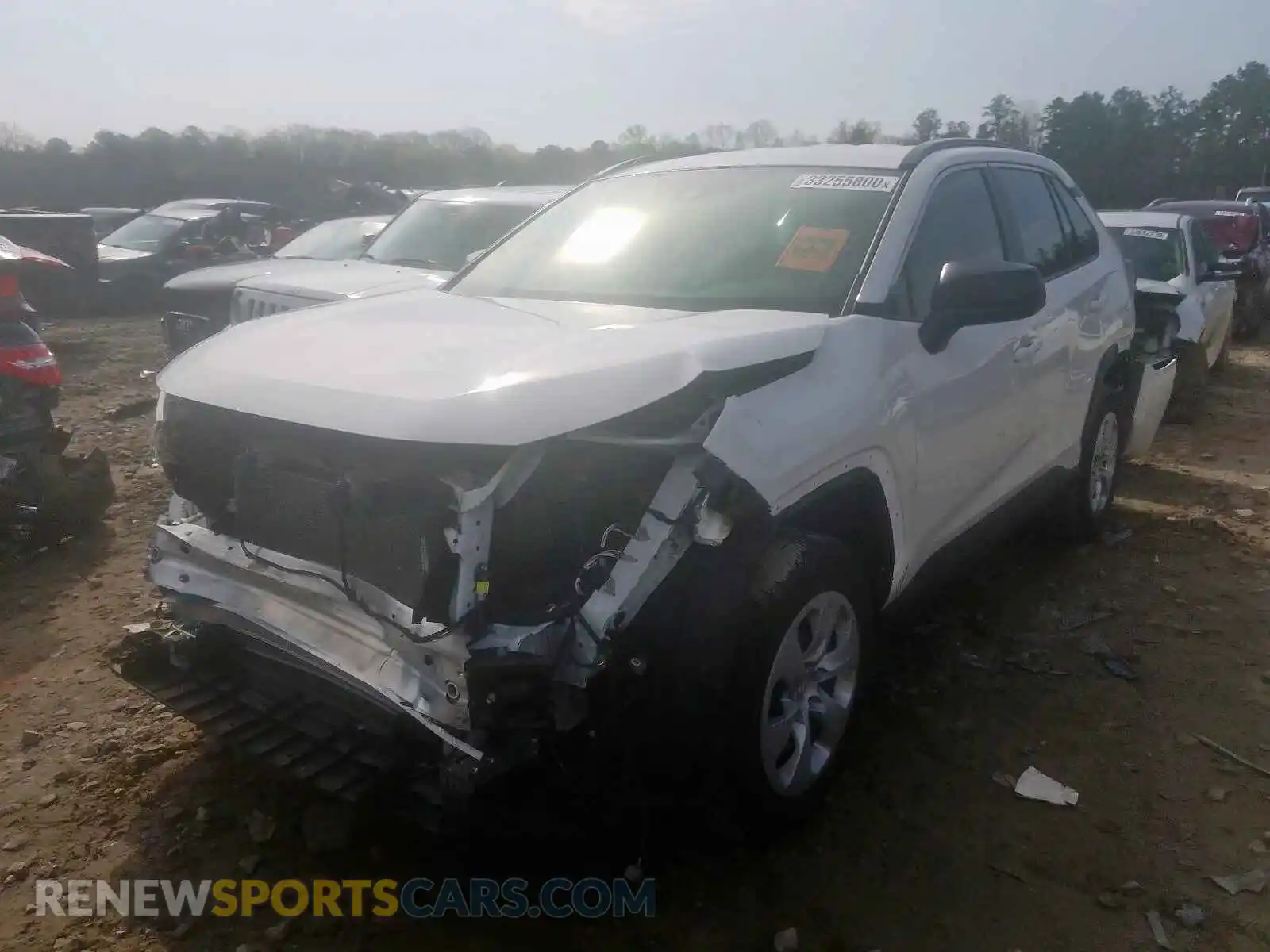 2 Photograph of a damaged car JTMF1RFV1KD027802 TOYOTA RAV4 2019