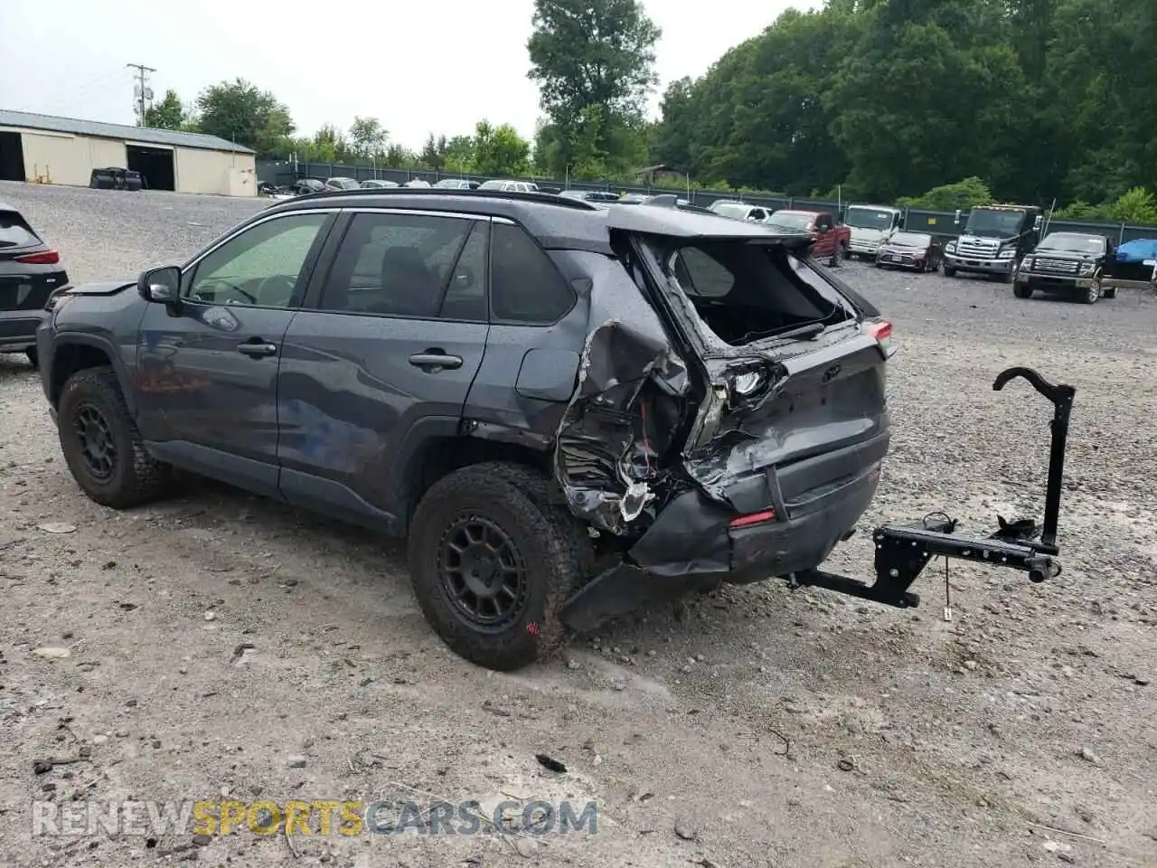 2 Photograph of a damaged car JTMF1RFV1KD502039 TOYOTA RAV4 2019