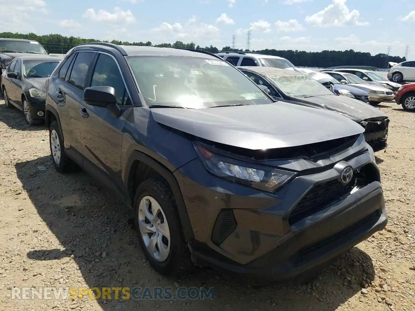 1 Photograph of a damaged car JTMF1RFV2KD006134 TOYOTA RAV4 2019